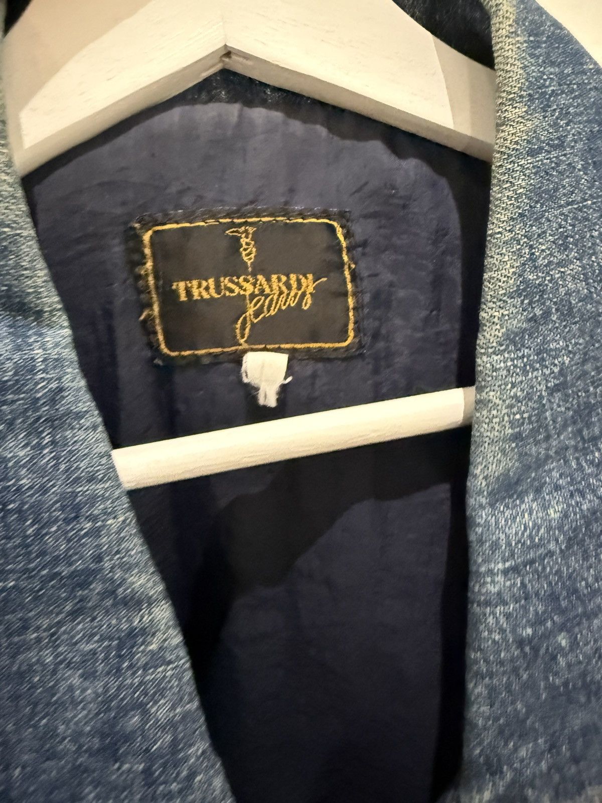Trussardi Trussardi embroidered denim jacket Size US XL / EU 56 / 4 - 3 Thumbnail
