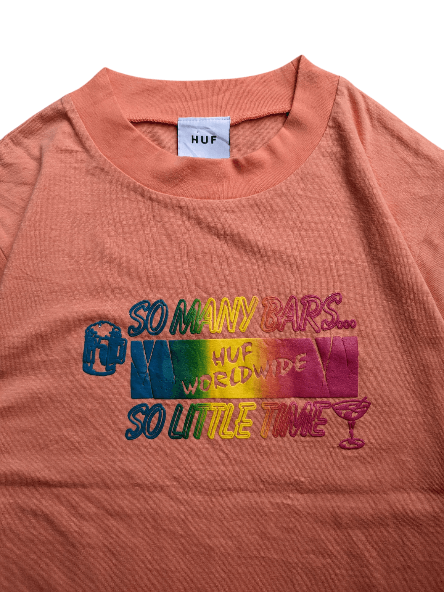 Huf Huf Worldwide Skateboard T shirt Size M / US 6-8 / IT 42-44 - 3 Thumbnail