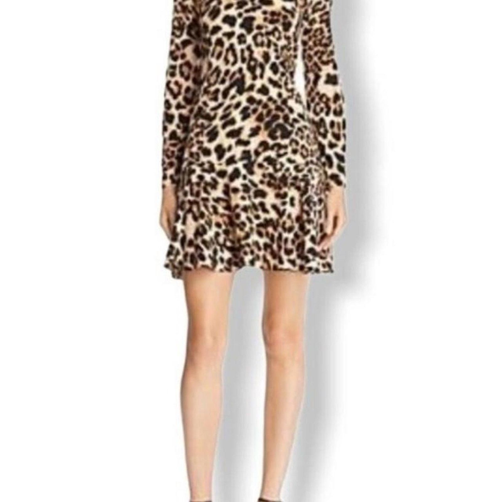 AQUA Midi Dress- Bloomingdales dress leopard print dress Size M / US 6-8 / IT 42-44 - 3 Thumbnail