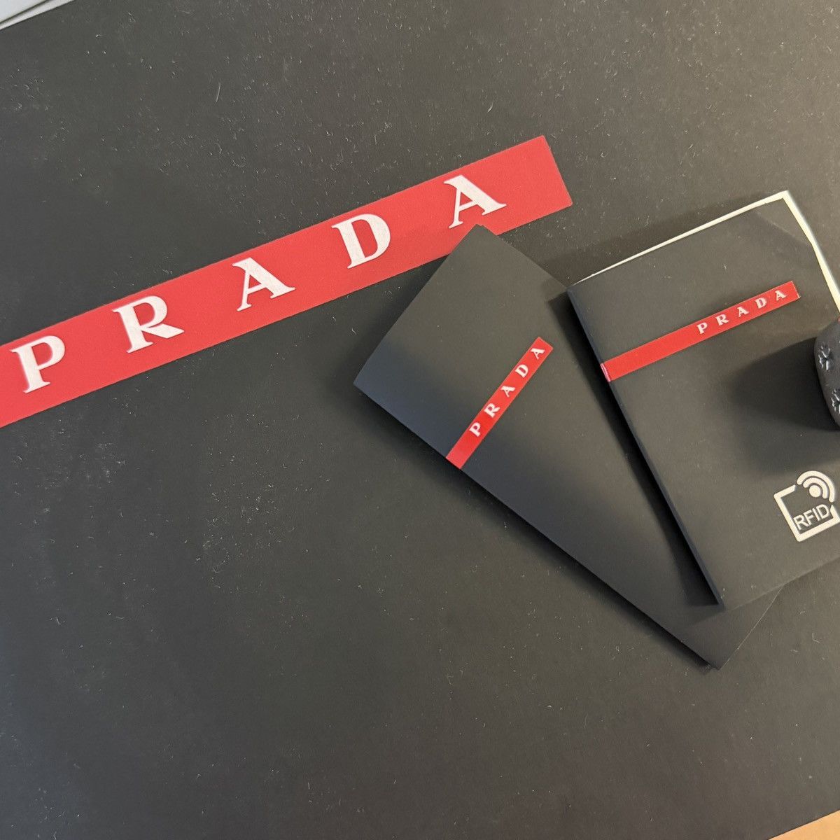 Prada Prada America’s Cup Nappa Leather Sneakers – Black – Size 11 Size US 11 / EU 44 - 9 Thumbnail