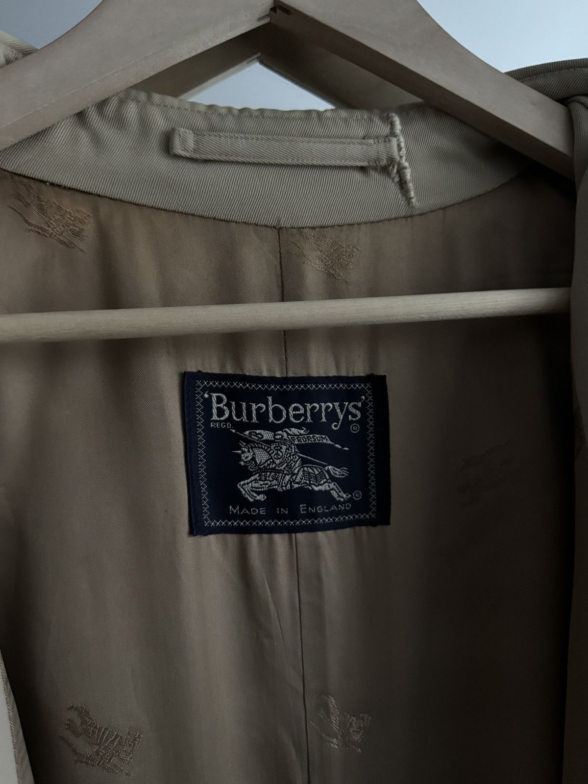 Burberry Vintage Burberrys Specialy All Wool Burella Trench Coat Size XL / US 12-14 / IT 48-50 - 18 Thumbnail