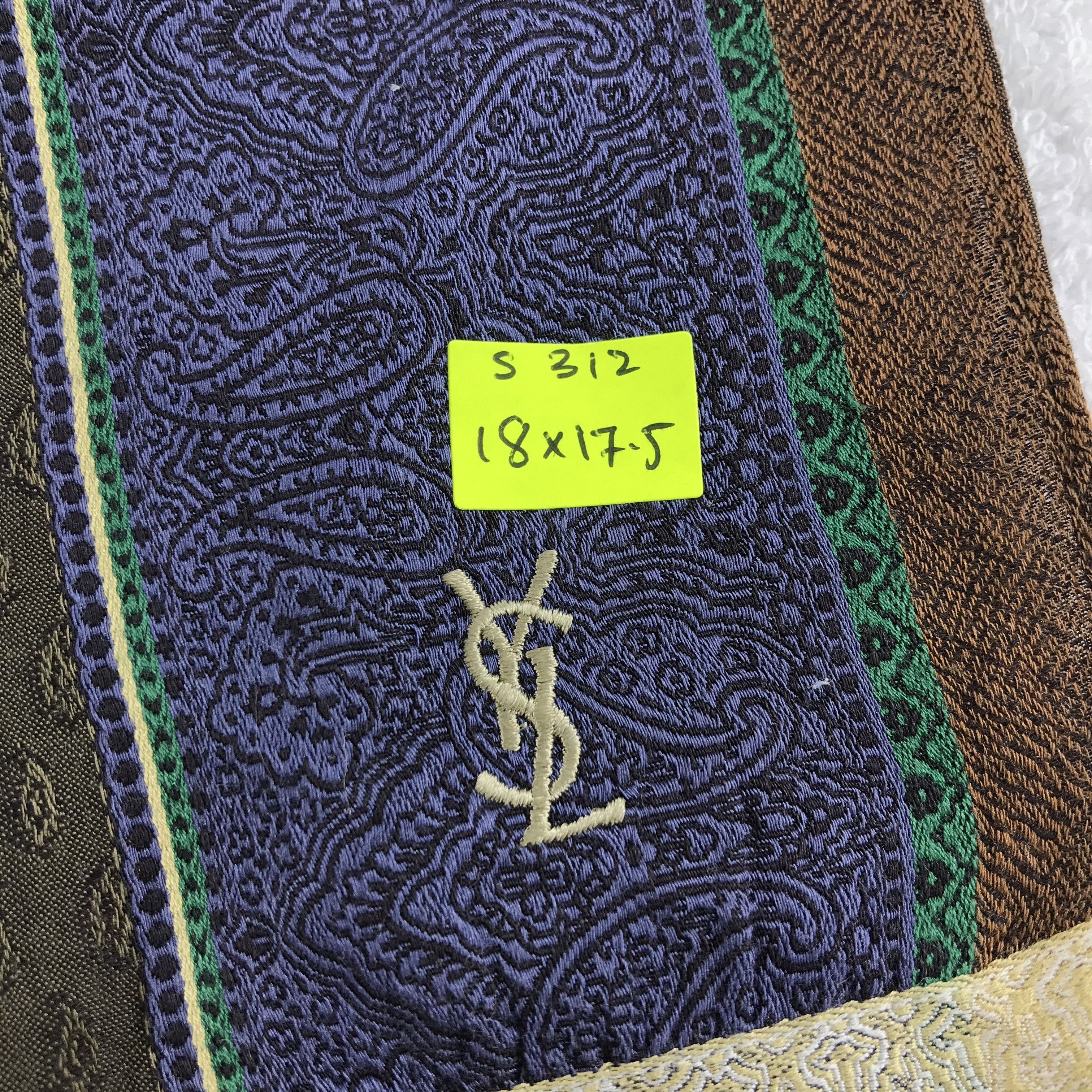 Vintage × Yves Saint Laurent Yves Saint Laurent Bandana / Handkerchief /Neckerchief -S312 Size ONE SIZE - 5 Thumbnail