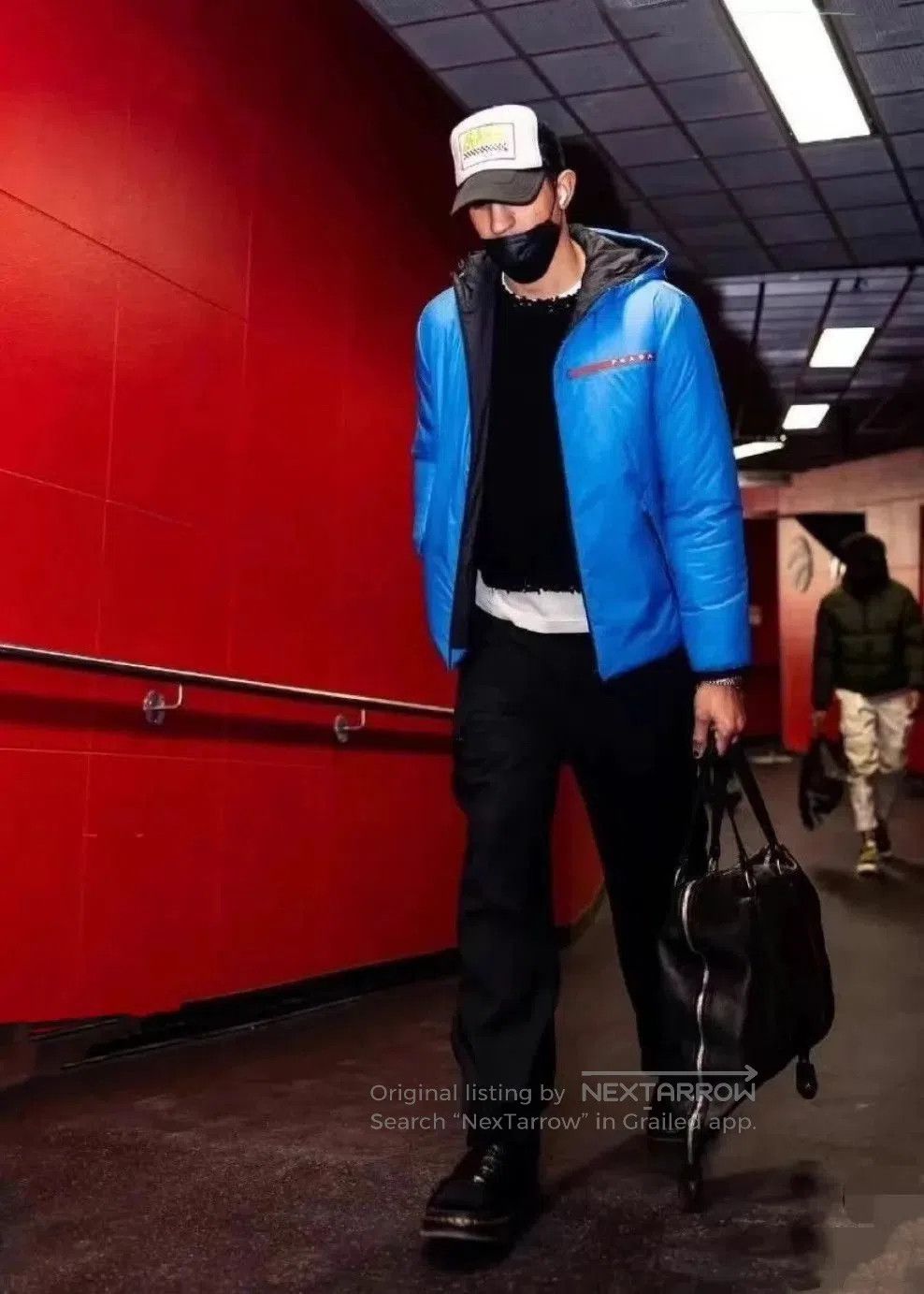Prada Blue Hooded Zip. Size US XL / EU 56 / 4 - 8 Thumbnail