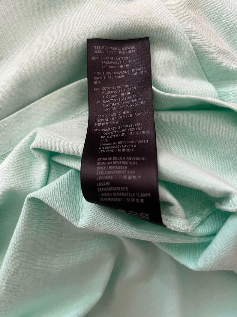 Balenciaga Balenciaga Mint Green Short Sleeve Tee Size US S / EU 44-46 / 1 - 7 Thumbnail