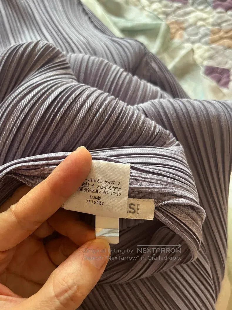 Issey Miyake Issey Miyake Purple Dress Size M / US 6-8 / IT 42-44 - 6 Thumbnail
