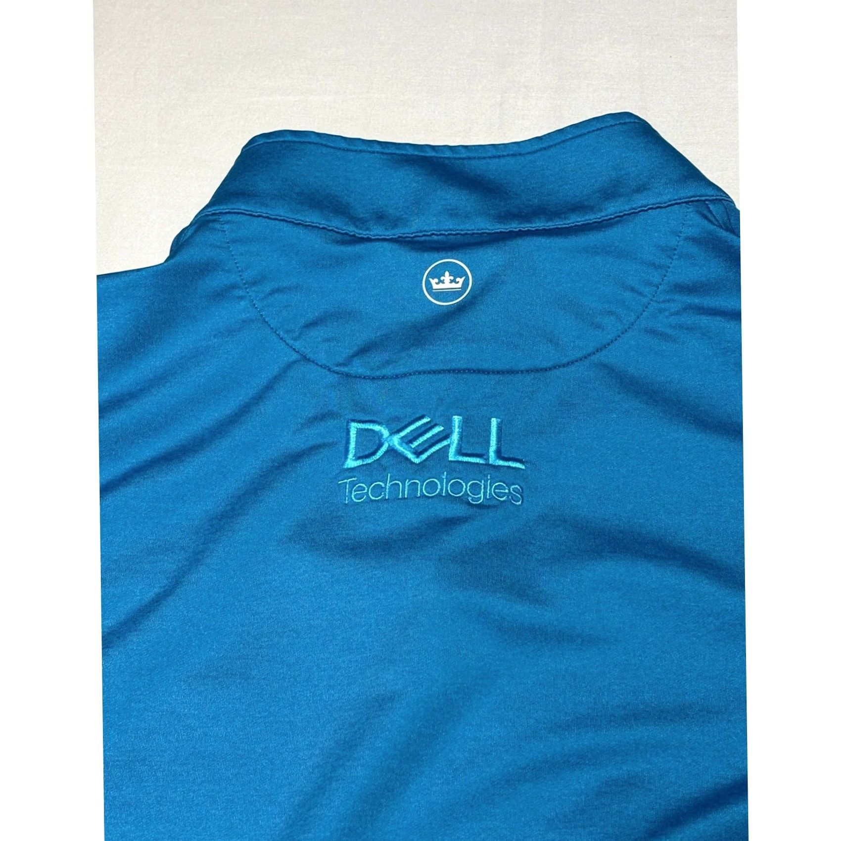 Peter Millar Peter Millar x Nvidia Dell Technologies Performance Men XL Quarter Zip Pullover Shirt Size US XL / EU 56 / 4 - 6 Thumbnail