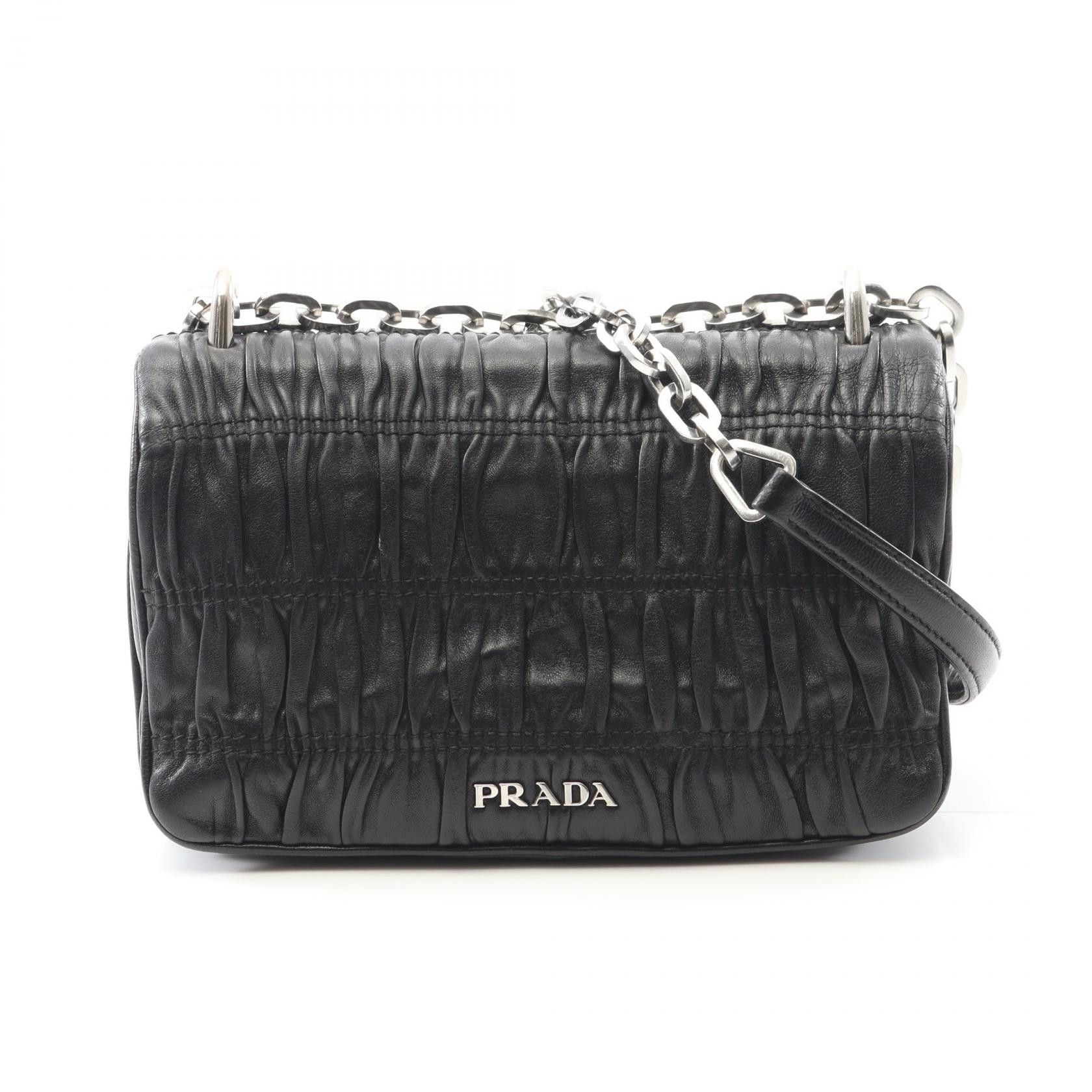 Prada Prada 1BD137 Leather Shoulder Bag Leather Shoulder Bag 1BD137