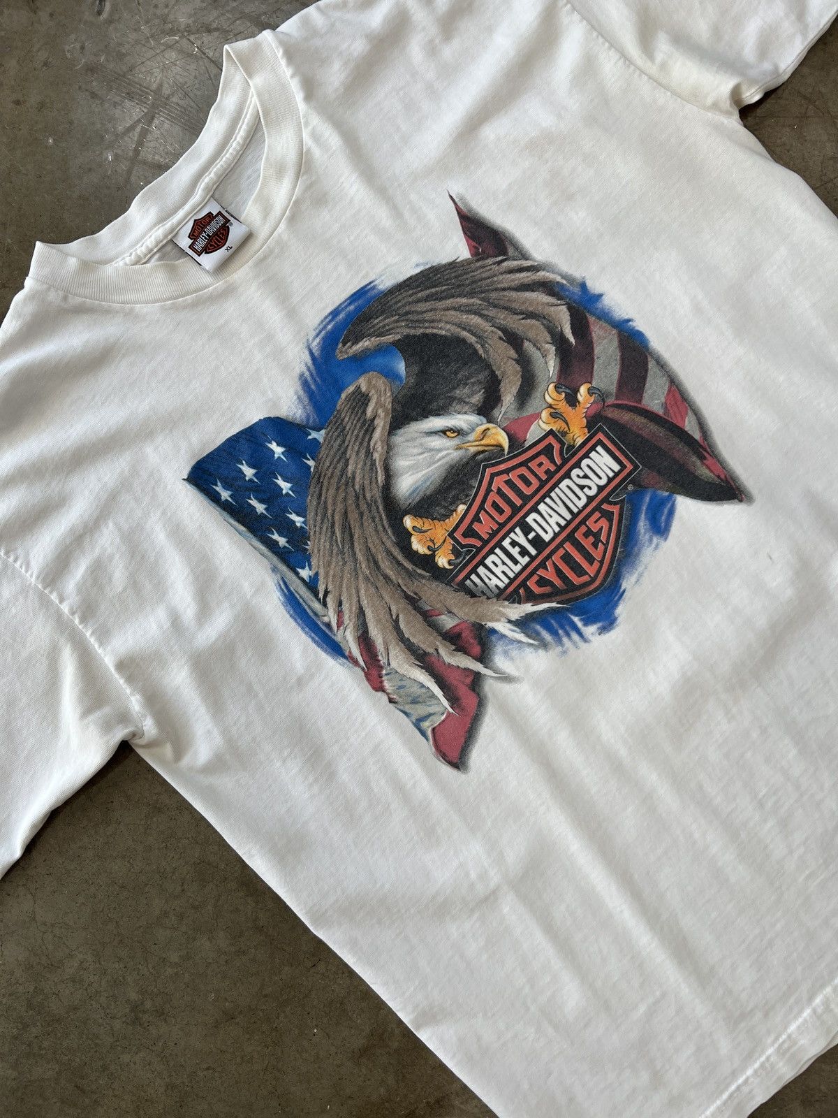 Vintage Harley Davidson Roughrider North Dakota Tee Sz. XL