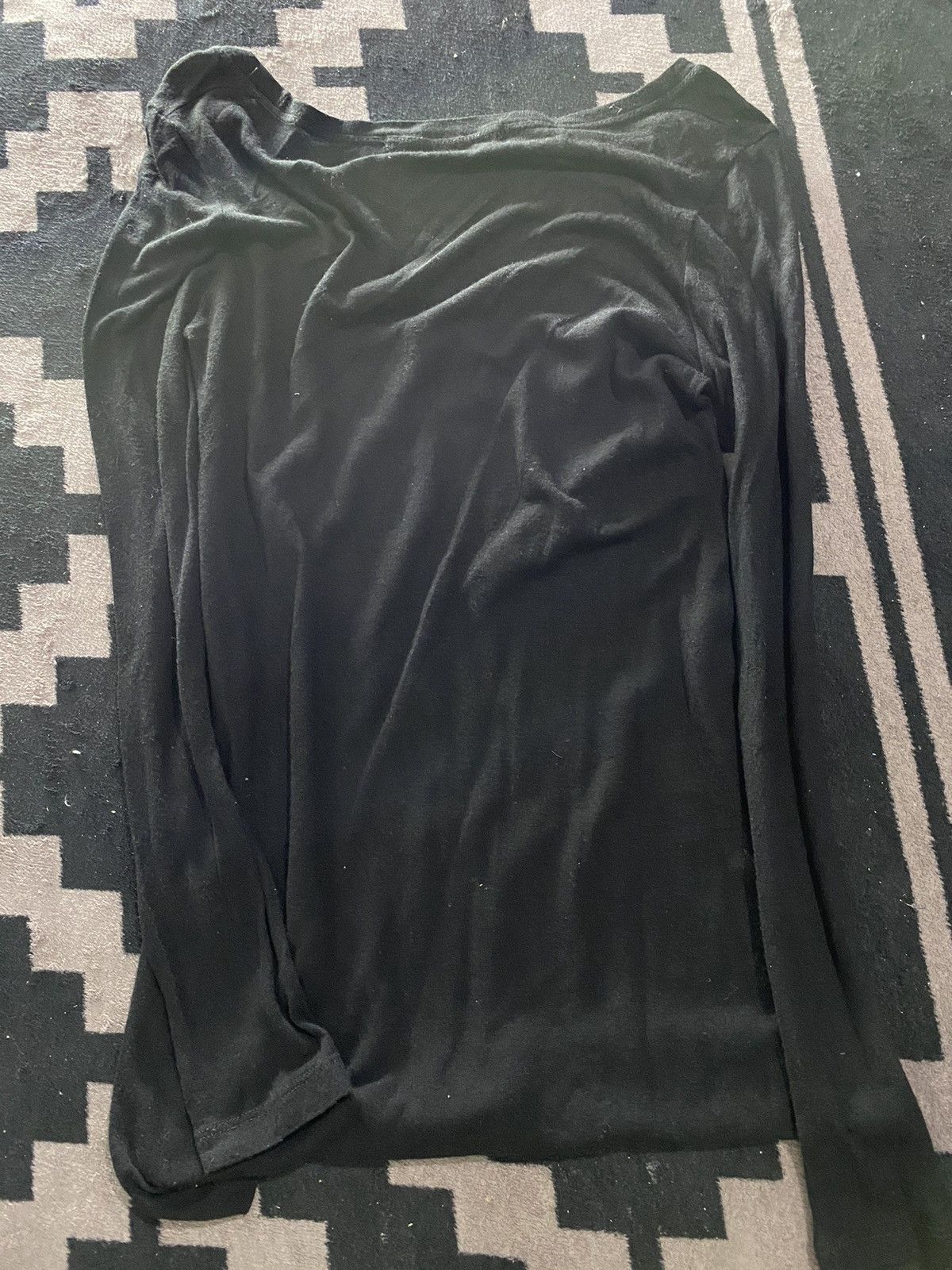Isamu Katayama Backlash 2000s elin bridge feather longsleeve tshirt Size US M / EU 48-50 / 2 - 4 Thumbnail