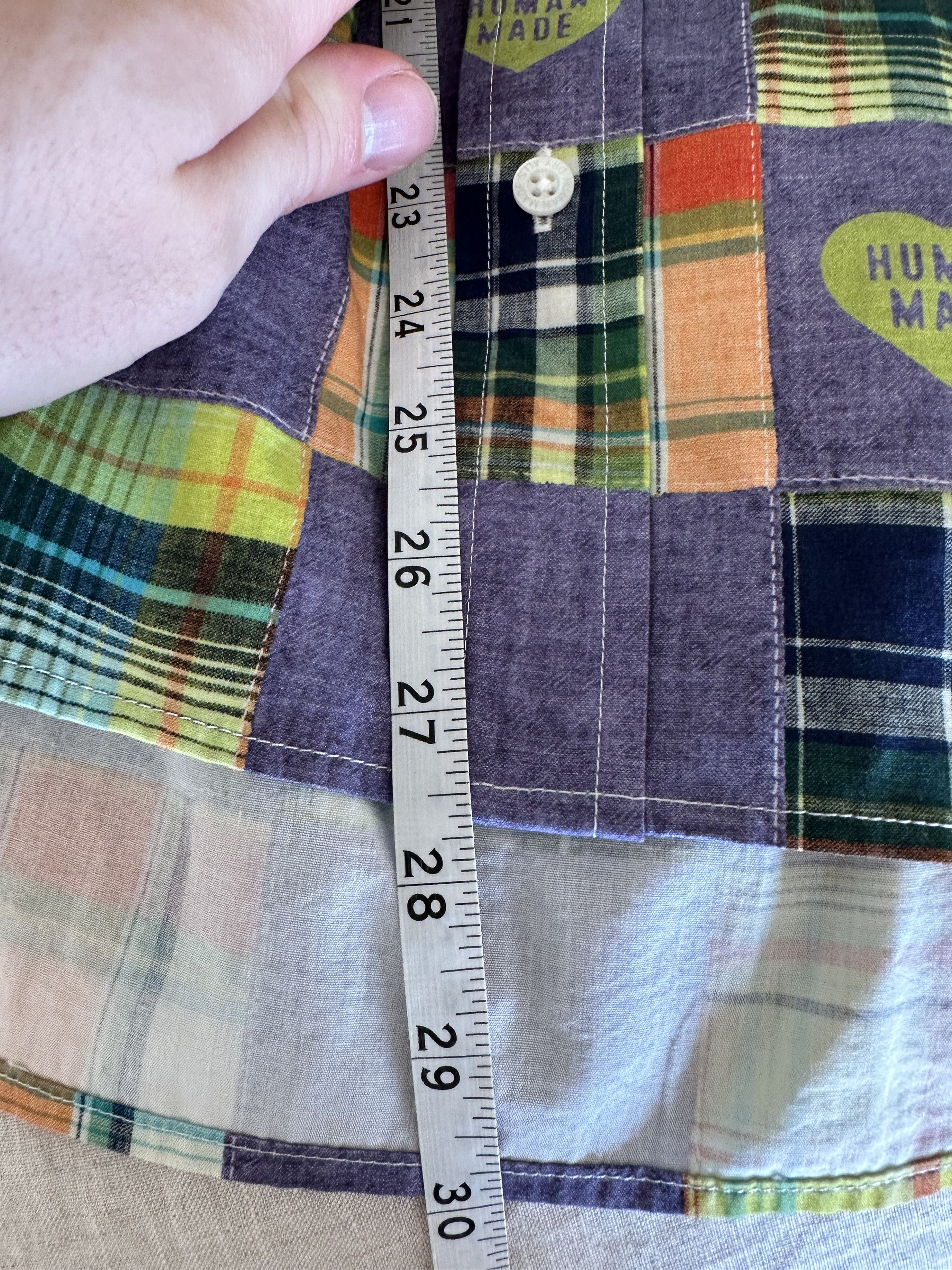 Human Made Human Made Patchwork Short Sleeve Button Up Shirt Size US XL / EU 56 / 4 - 8 Thumbnail