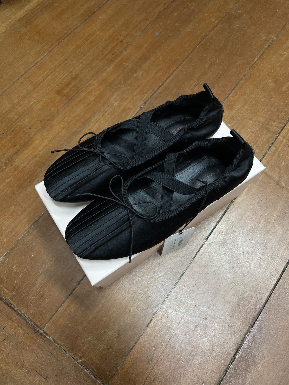 Simone Rocha SS25 Simone Rocha Satin Ballerina Grip Ballet Flats Size US 10 / EU 43 - 3 Thumbnail