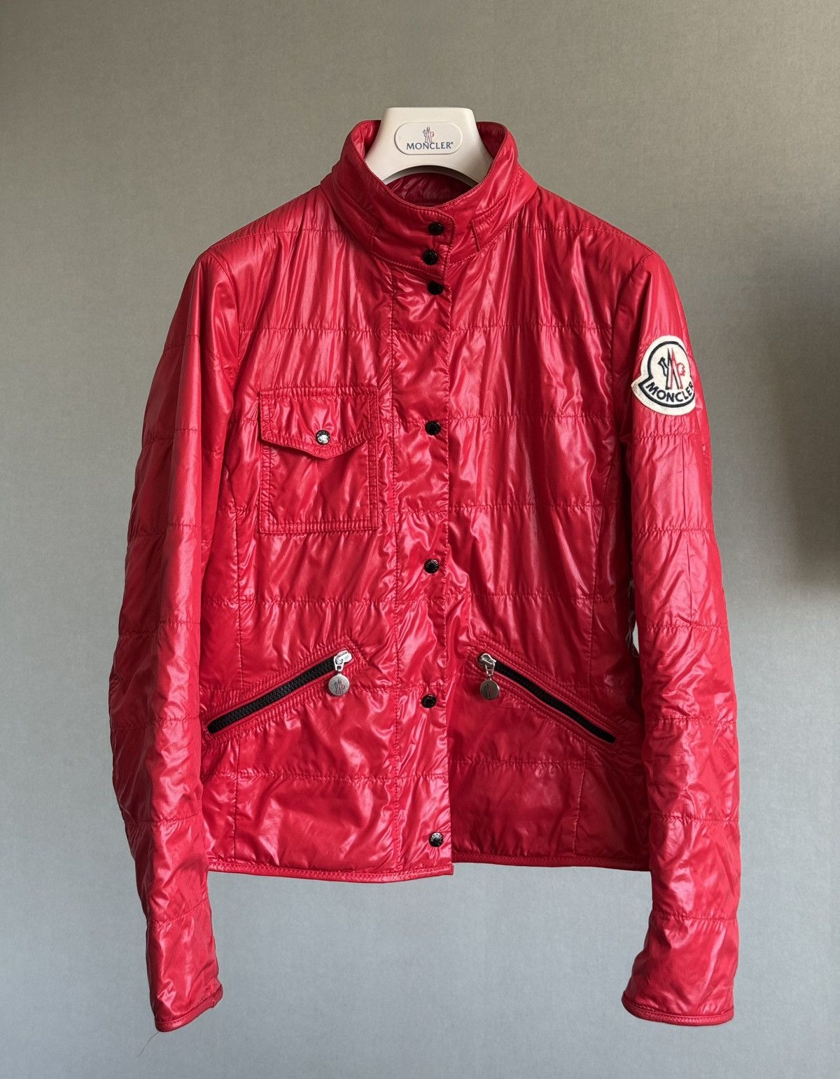 Moncler Moncler Vintage Padded Big Logo Jacket size 2 Size M / US 6-8 / IT 42-44 - 16 Thumbnail
