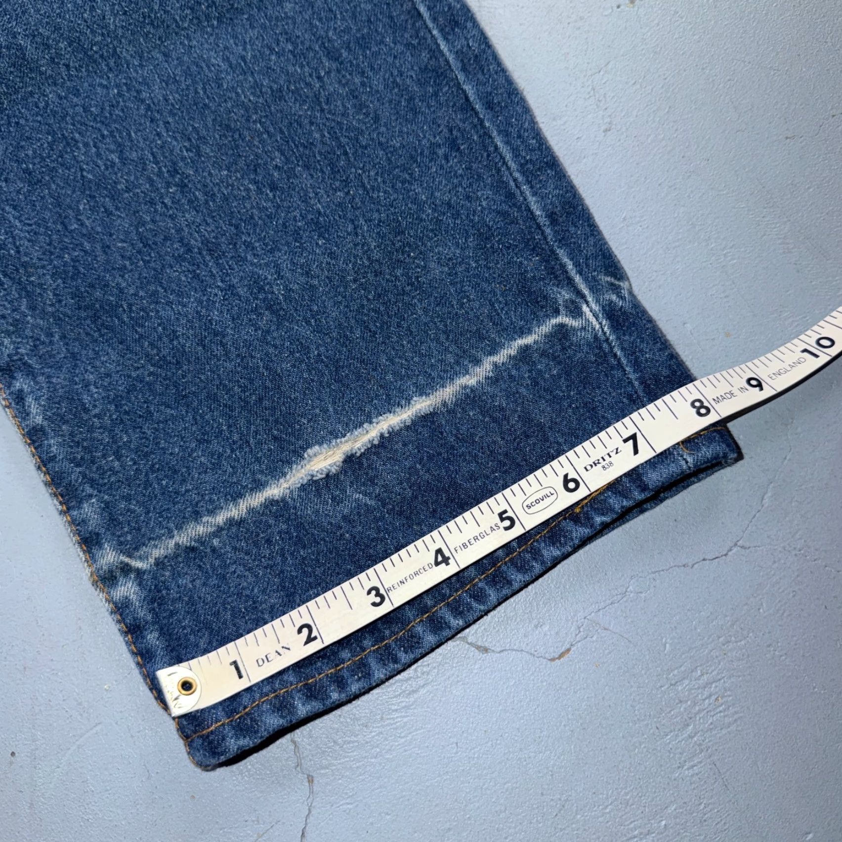 Levi's VINTAGE Levi's 501 Jeans Straight 80s 90s USA High Rise Womens Size 13 Blue 28x31 Size 34" / US 12 / IT 48 - 6 Thumbnail