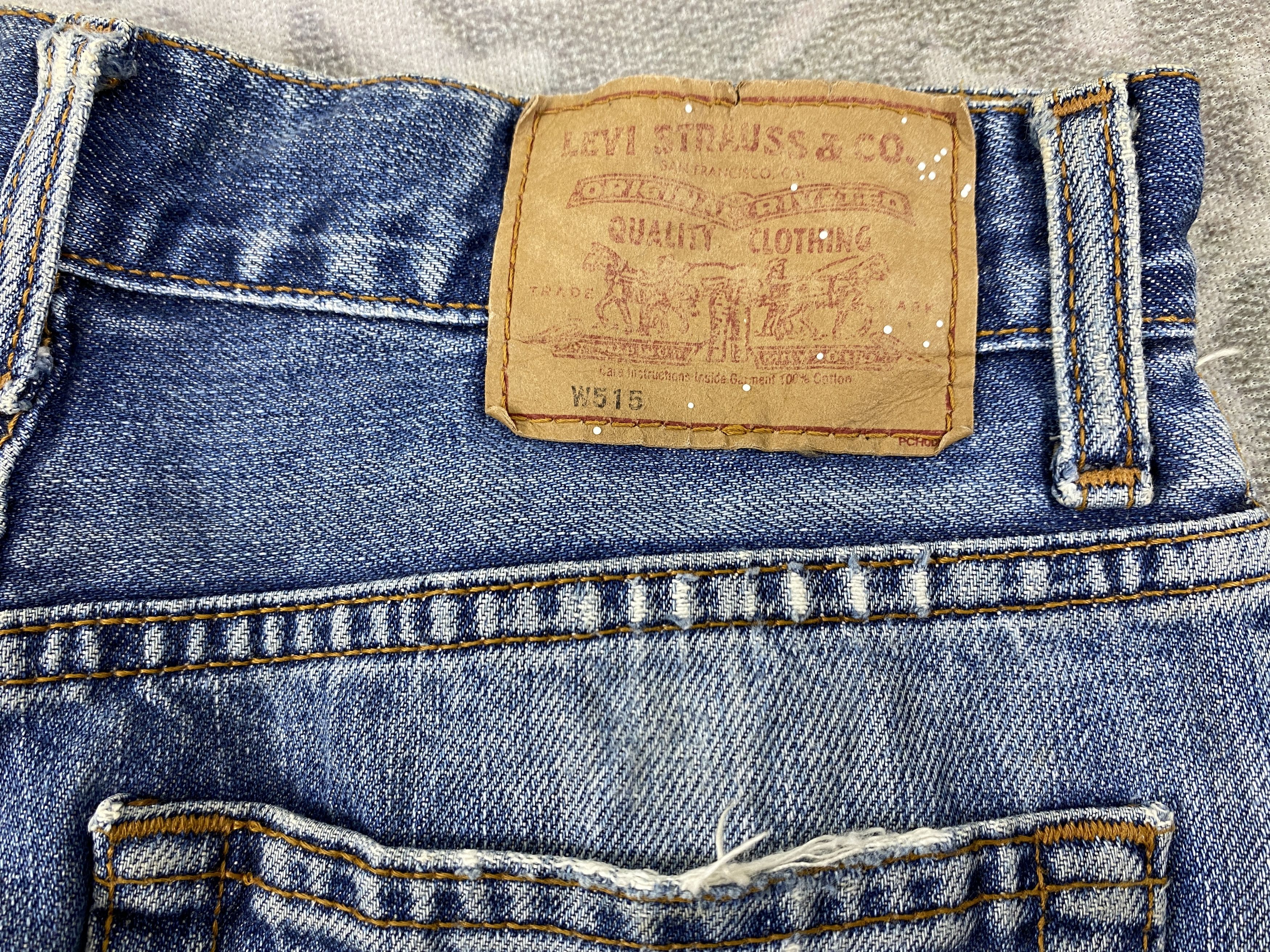 Levi's Vintage Levi's W515 Distressed Jeans 26x27 Denim-JN3876 Size US 26 / EU 42 - 11 Thumbnail