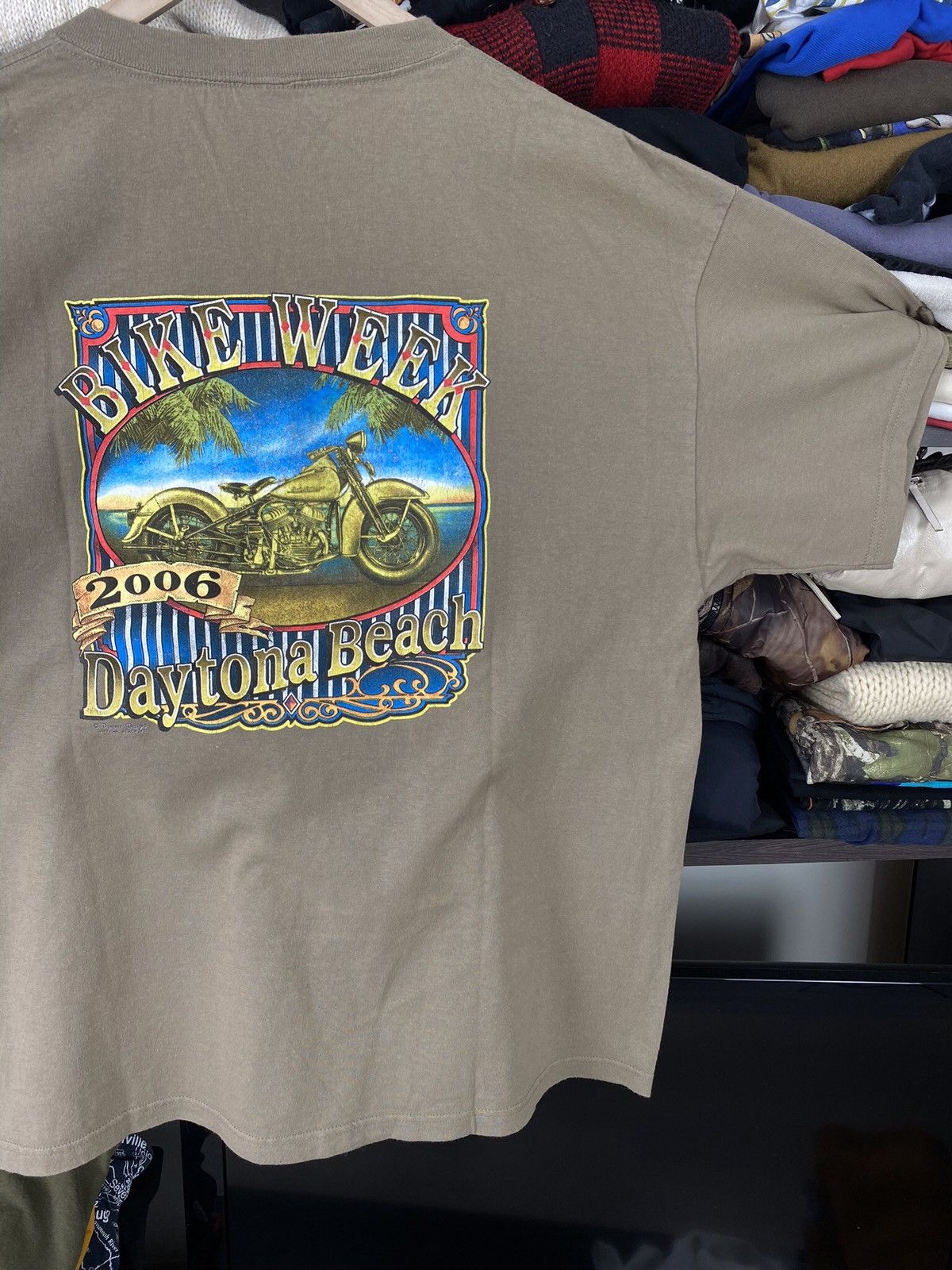 Gildan × Vintage Vintage Y2K Bike Week Shirt Daytona Motorcycle Biker Tee Size US XL / EU 56 / 4 - 10 Thumbnail