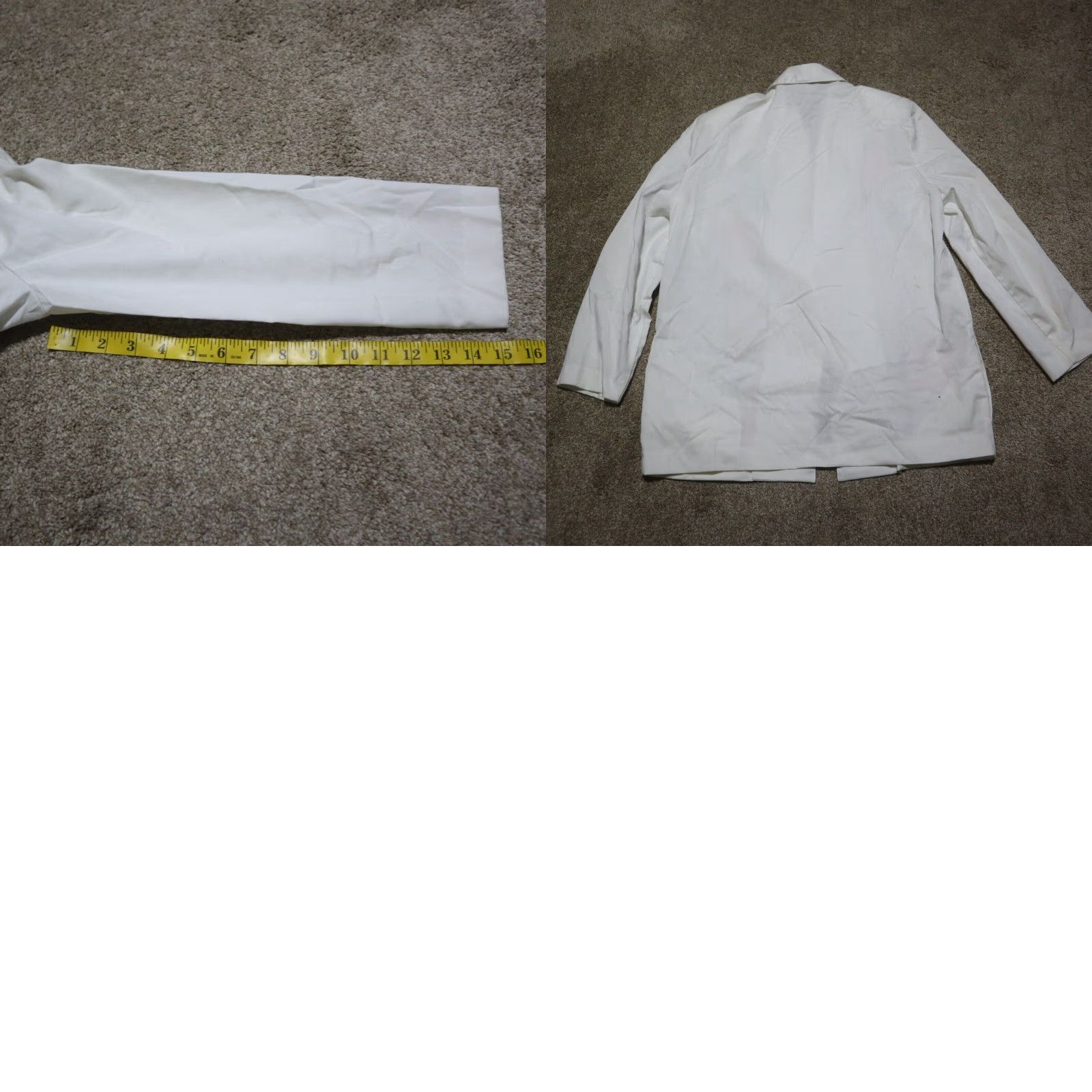 Vintage VINTAGE Donnkenny DK Gold White Sea Shell Blazer Jacket Women's Medium Size M / US 6-8 / IT 42-44 - 8 Thumbnail