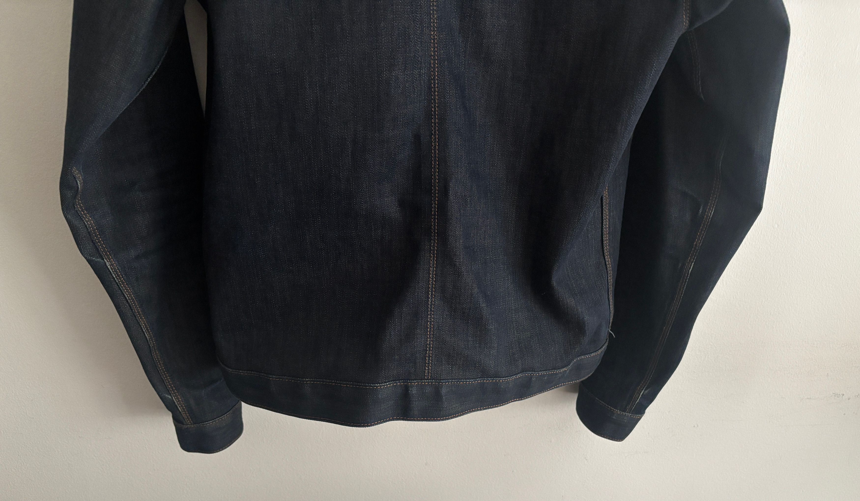 Raleigh Denim $585 Cone Mills White Oak Blue/ Indigo Raw Denim Jacket Size US S / EU 44-46 / 1 - 12 Thumbnail