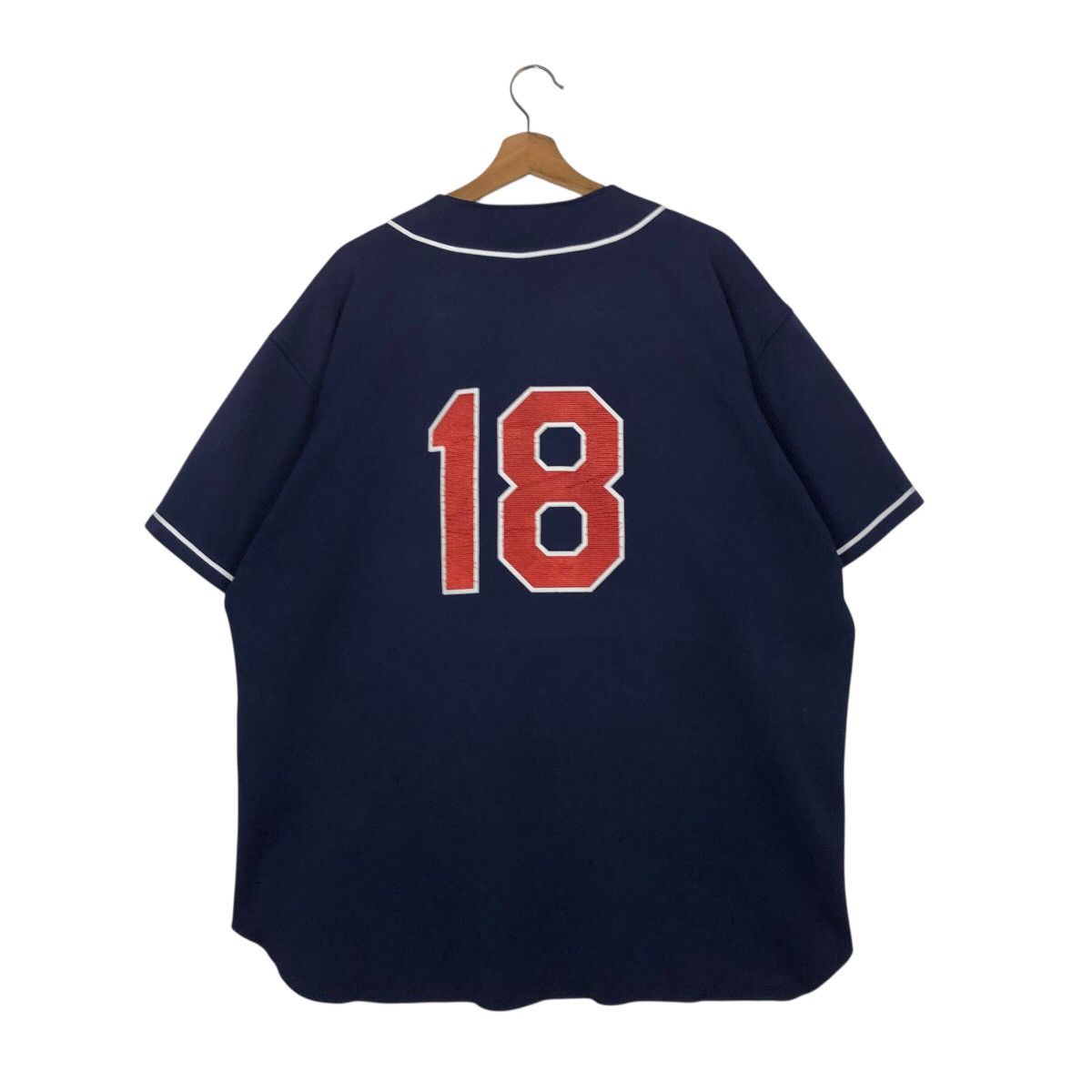 Japanese Brand 📌Vintage Baseball Shirt Button Rawling Big Logo Spell Out Size US M / EU 48-50 / 2 - 10 Thumbnail