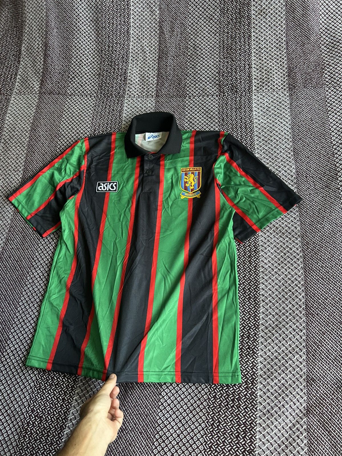 Umbro Vintage Aston Villa 1993/95 Asics Away Football Shirt Jersey Size US M / EU 48-50 / 2 - 5 Thumbnail