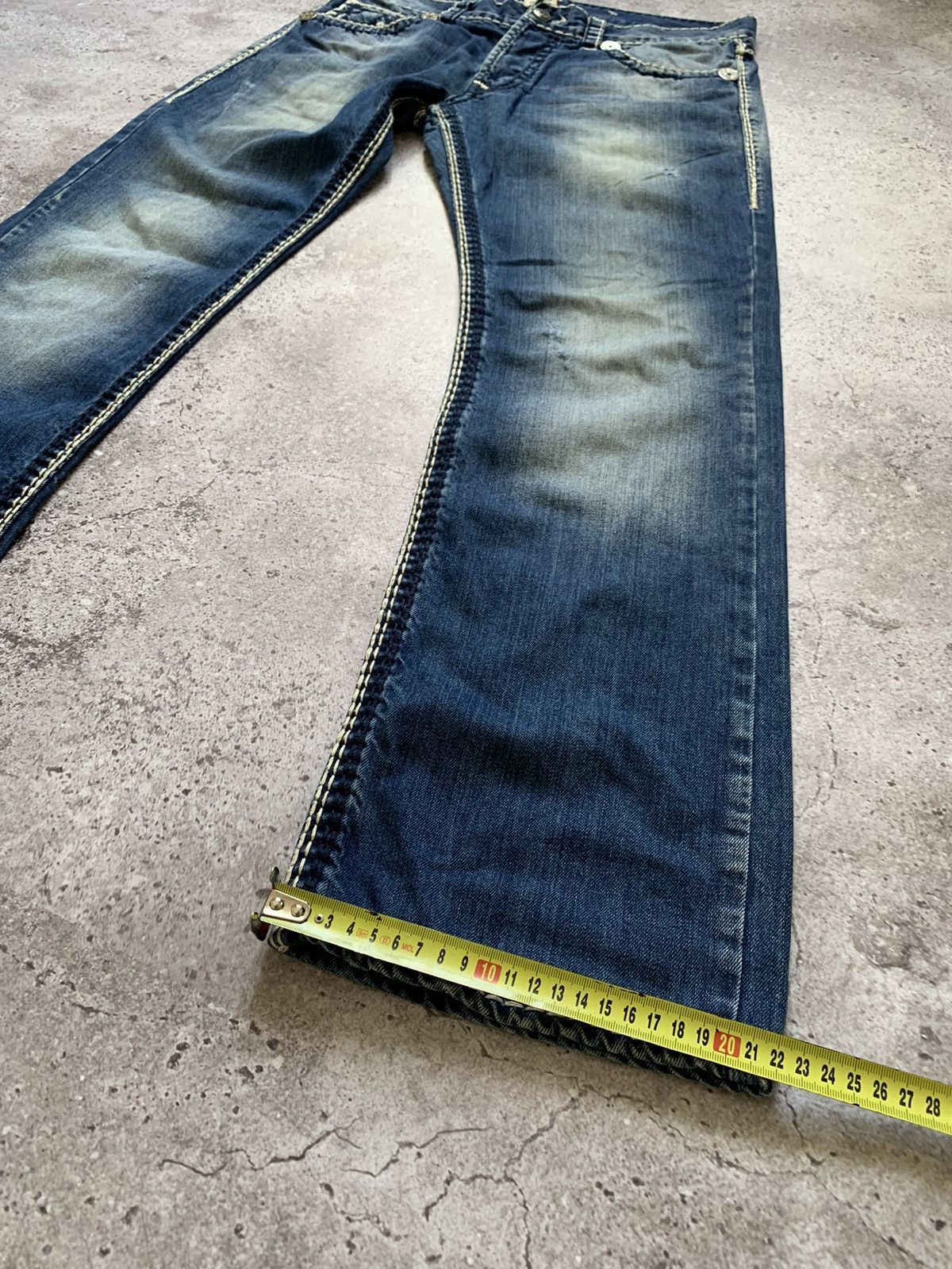 True Religion × Vintage Vintage True Religion Rope Stitch Jeans Size US 33 - 9 Thumbnail