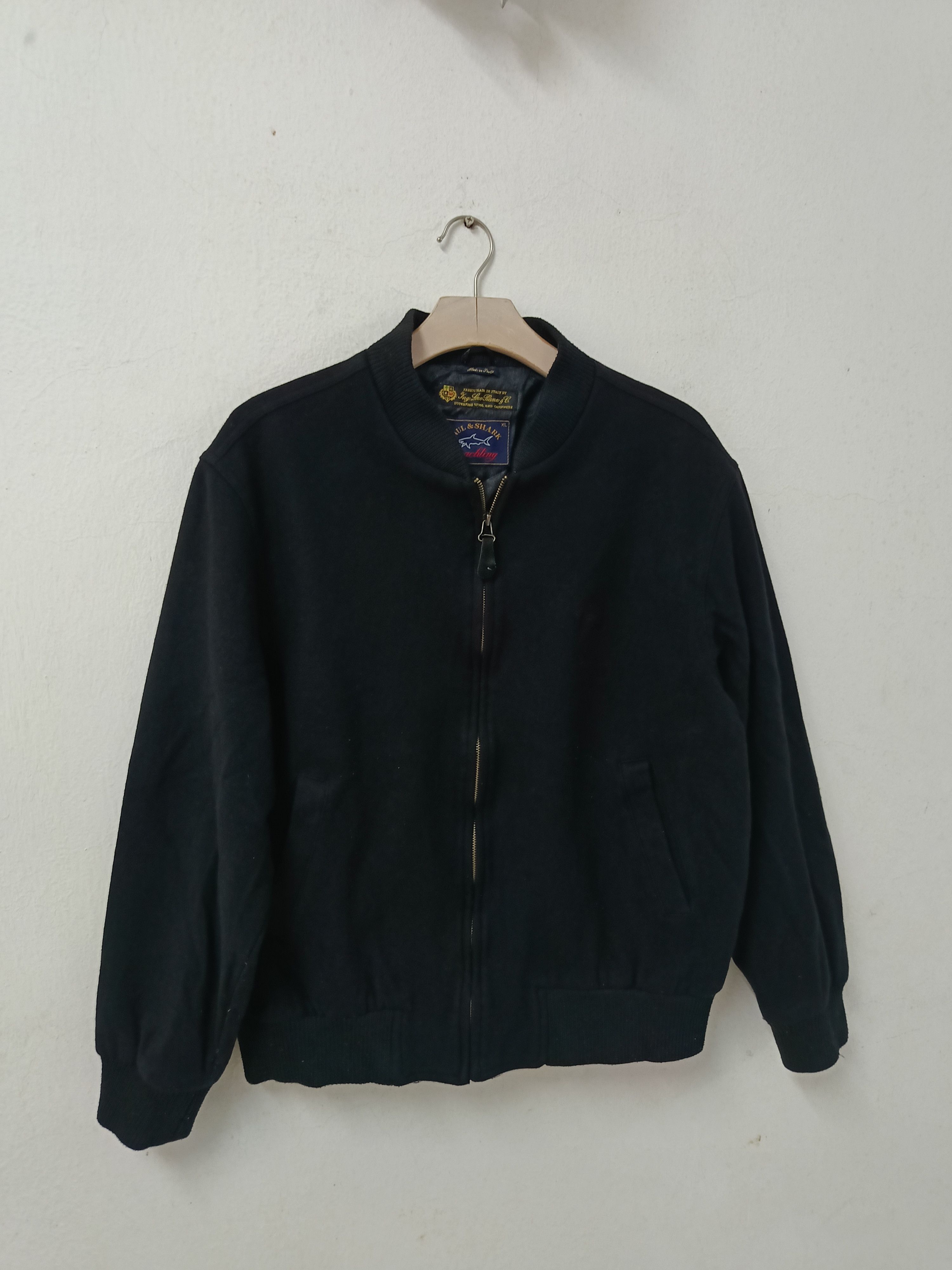 Paul & Shark Paul & Shark Cashmere Wool Bomber Jacket Size US L / EU 52-54 / 3 - 2 Thumbnail