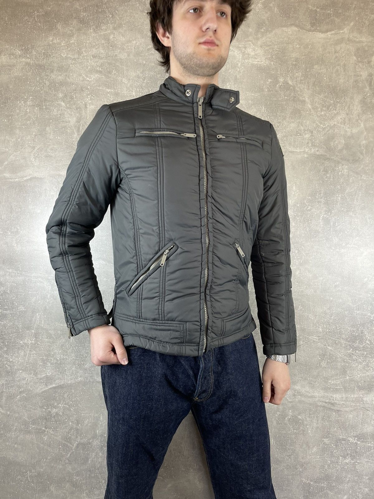Diesel Diesel Padded Nylon Minimalist MultiPockets Jacket Black Size US M / EU 48-50 / 2 - 2 Thumbnail