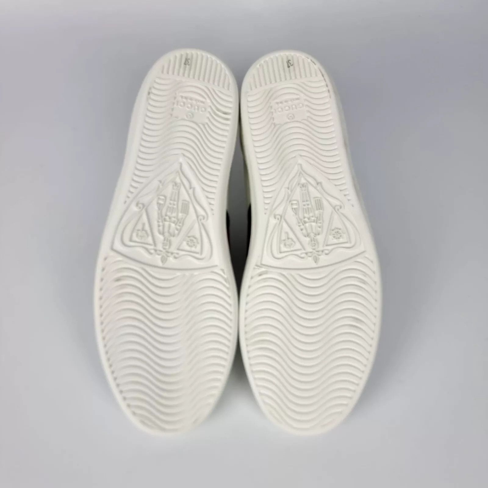 Gucci GUCCI Ace Bee Men's White Leather Sneakers New Size US 7.5 / EU 40-41 - 8 Thumbnail
