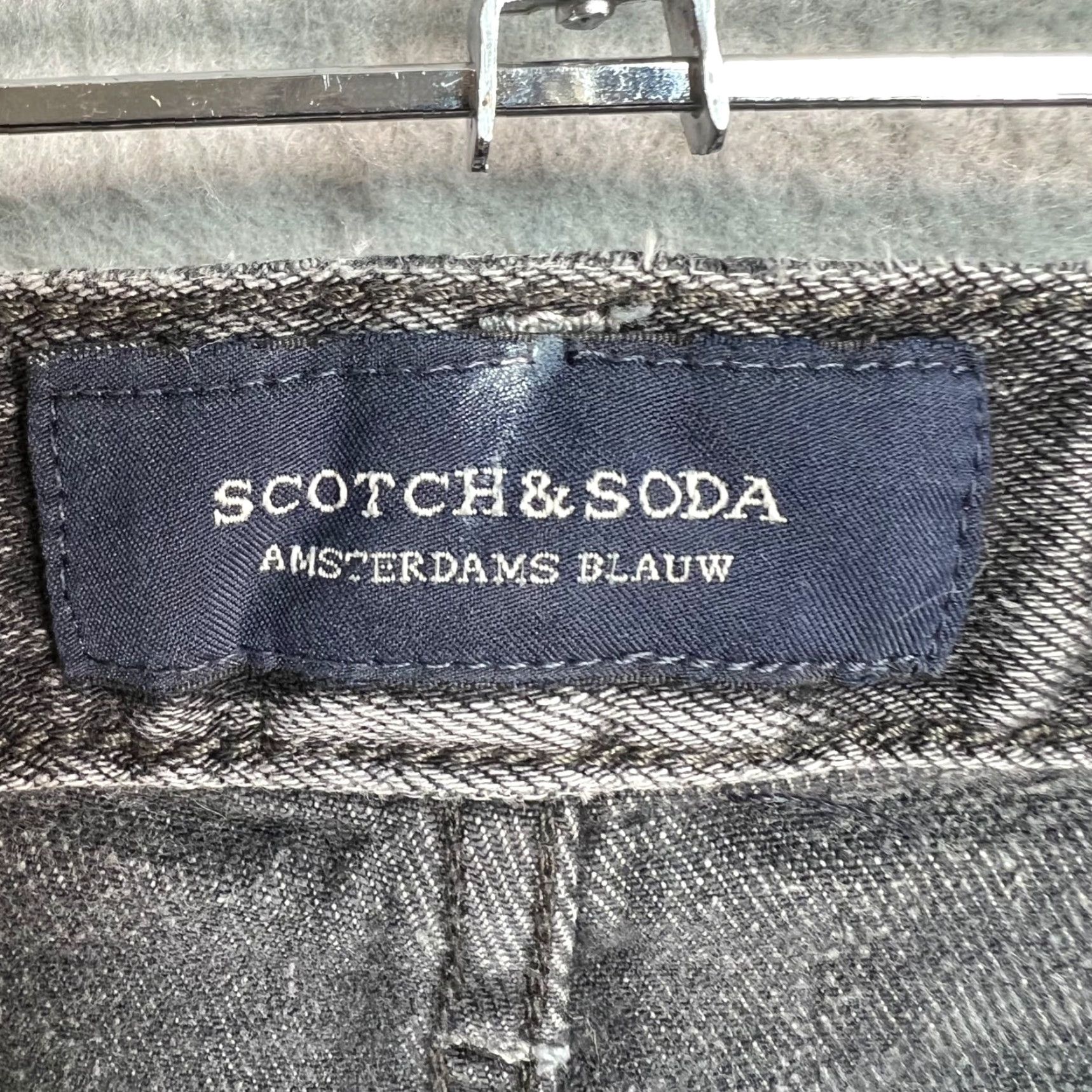 Scotch & Soda Scotch & Soda Jeans Mens Size 33 x 32 Gray Slim Fit Denim Cotton Blend 5-Pocket Rise Mid Vintage No Shirt? Size US 33 - 3 Thumbnail