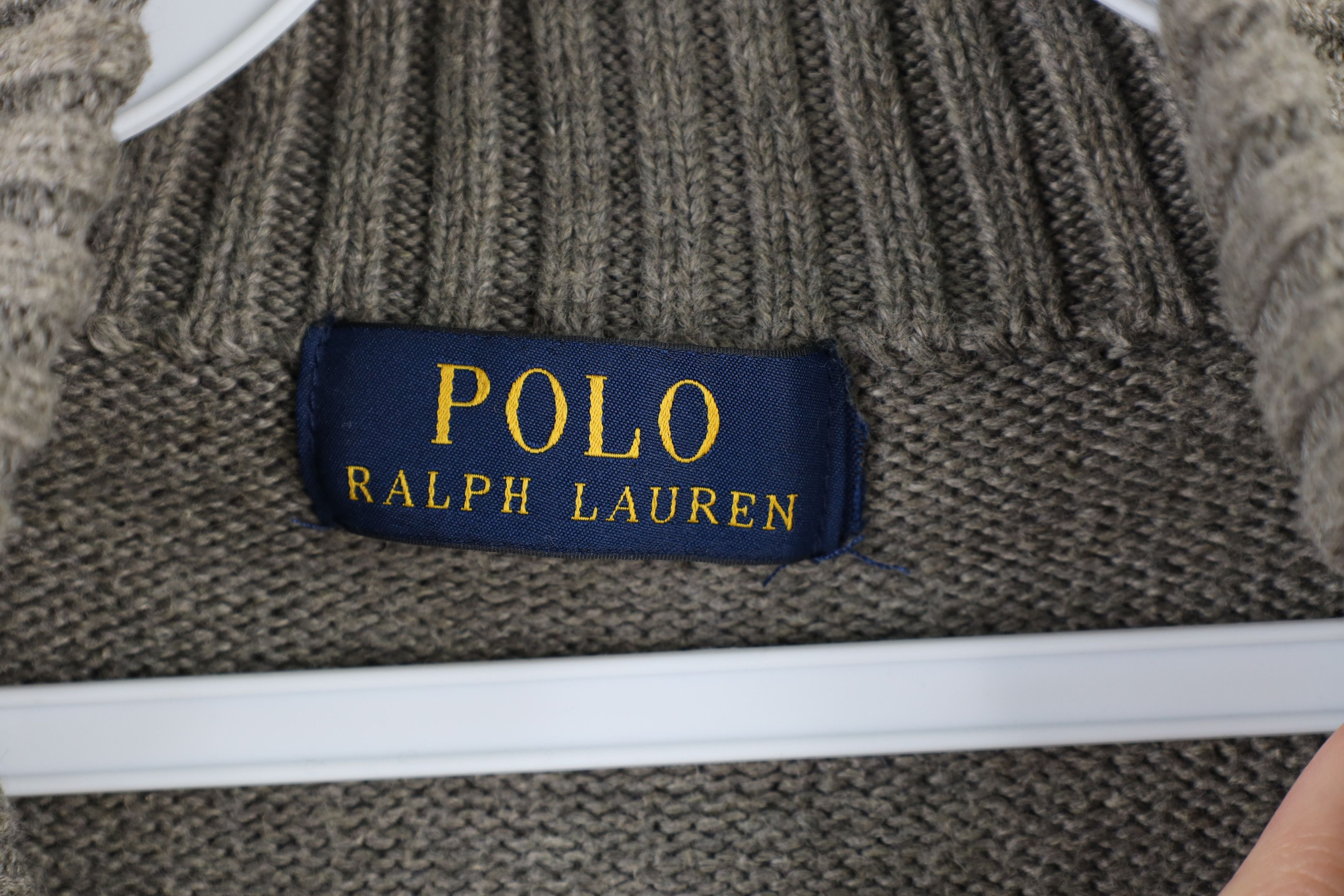 Polo Ralph Lauren Vintage Ralph Lauren Knit Half Zip Pullover Sweater Gray Size US S / EU 44-46 / 1 - 5 Thumbnail