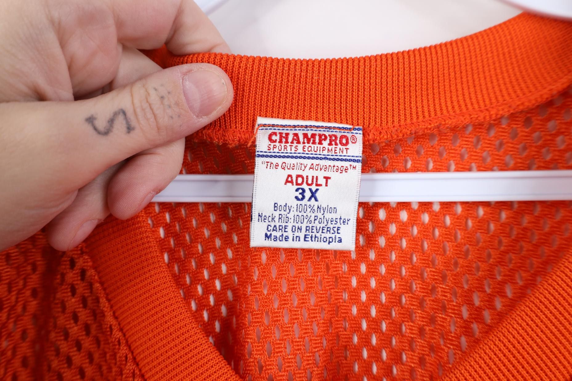 Vintage Vintage 90s Streetwear Football Jersey Orange Pride Festival Size US XXL / EU 58 / 5 - 4 Thumbnail