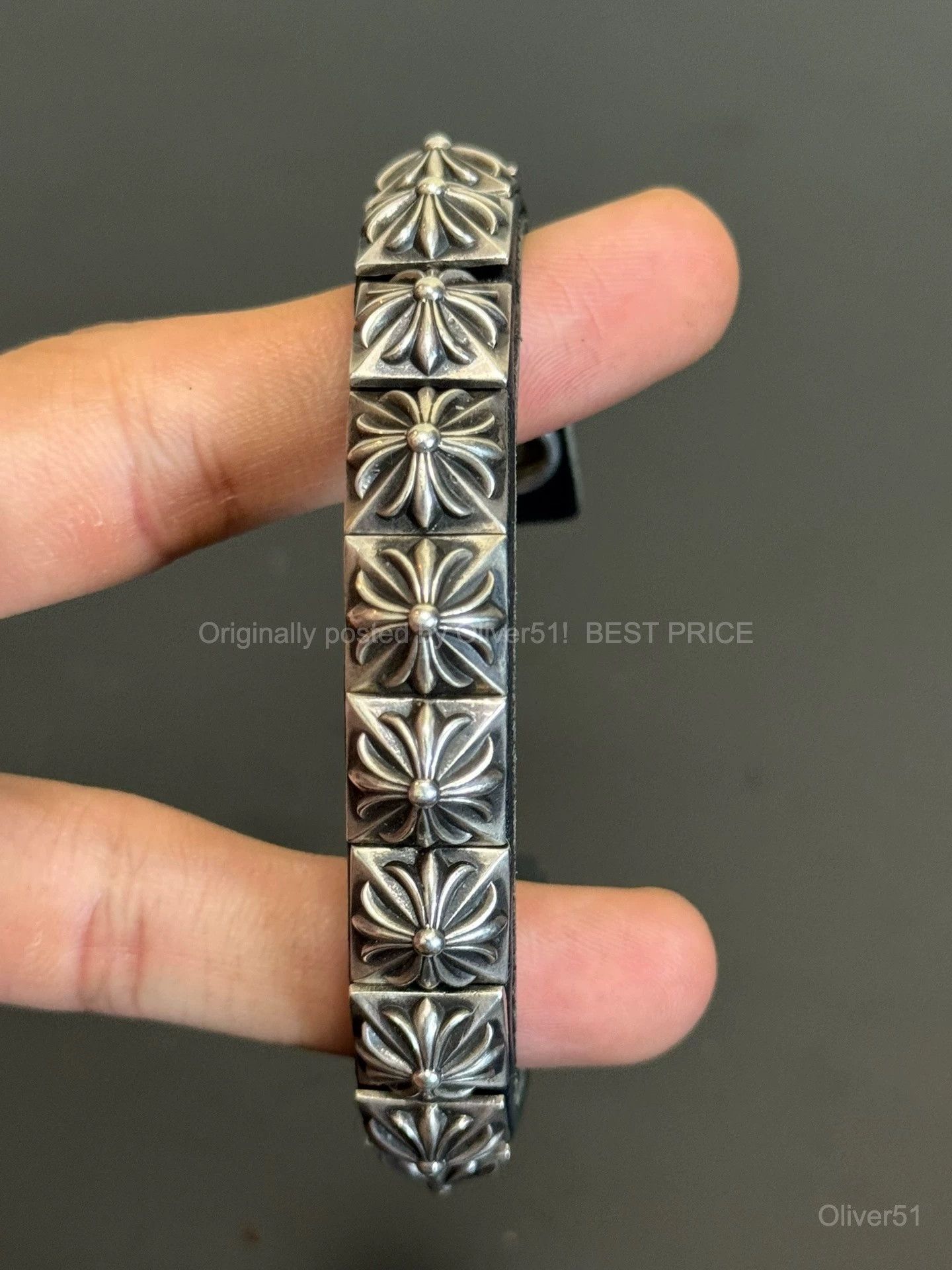 Chrome Hearts Chrome Hearts Full Cross Bracelet KKKK87/2610 Size ONE SIZE - 4 Thumbnail