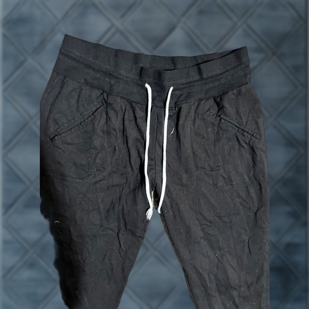Tommy Hilfiger Tommy Hilfiger Sweatpants Women's Medium Black Drawstring Joggers M Black Sweatpants Womens Drawstring Tommy Hilfiger Size 32" / US 10 / IT 46 - 1 Thumbnail