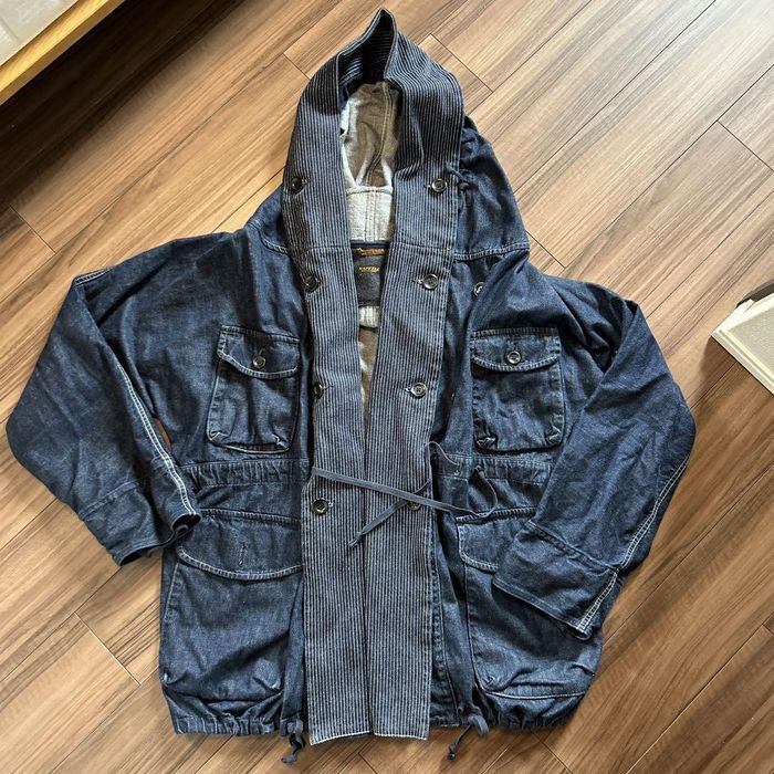 Kapital denim outlet ring coat