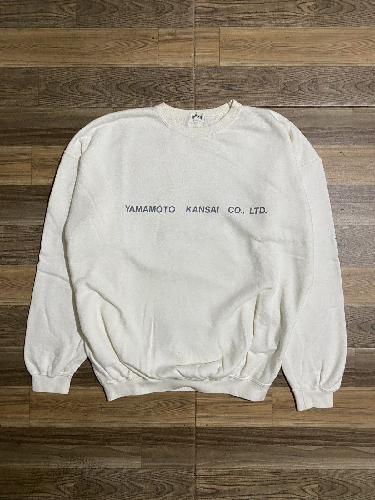 Japanese Brand × Kansai Yamamoto × Vintage VINTAGE KANSAI MAN YAMAMOTO POEM SWEATSHIRT Size US M / EU 48-50 / 2 - 3 Thumbnail