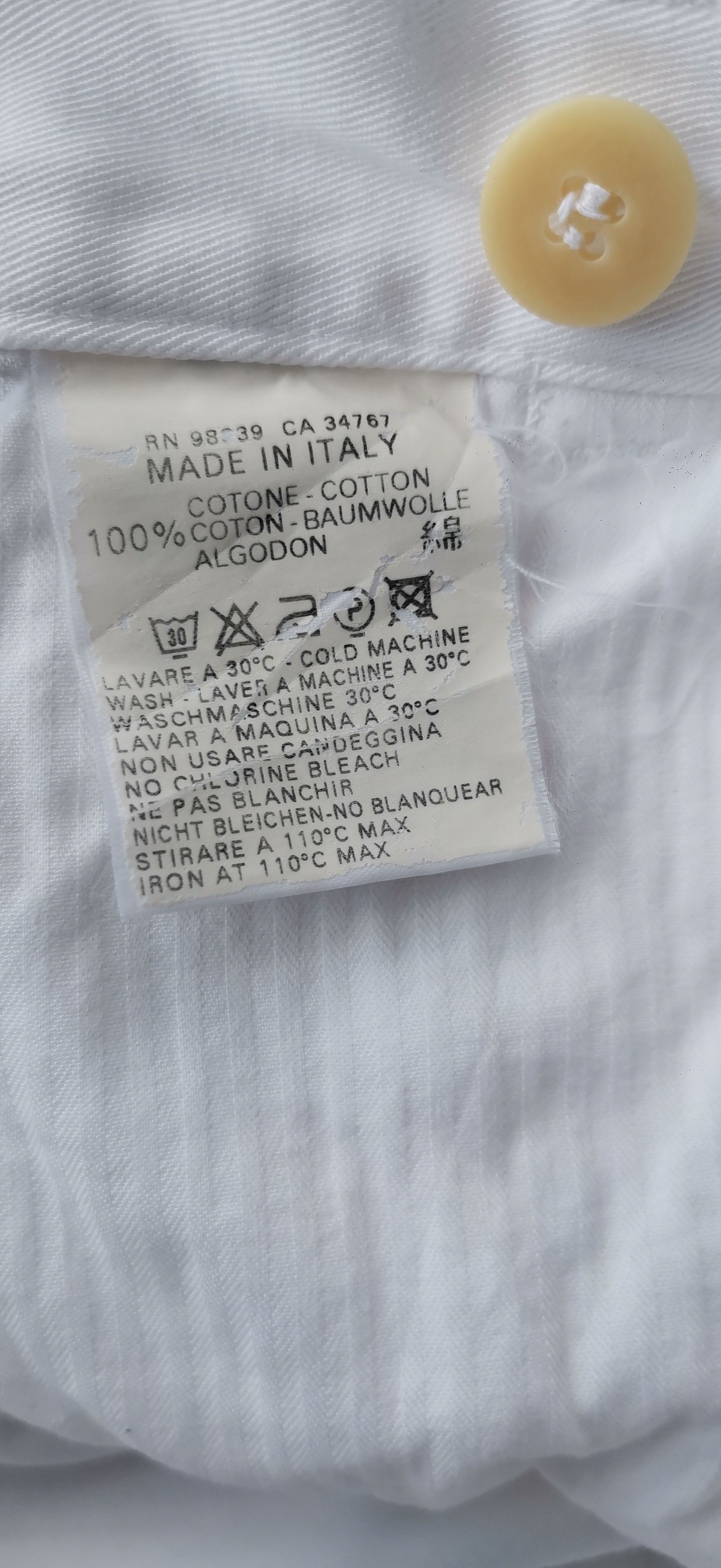 Prada Vintage Prada White Shorts – Made in Italy – Size 46 Size US 30 / EU 46 - 5 Thumbnail