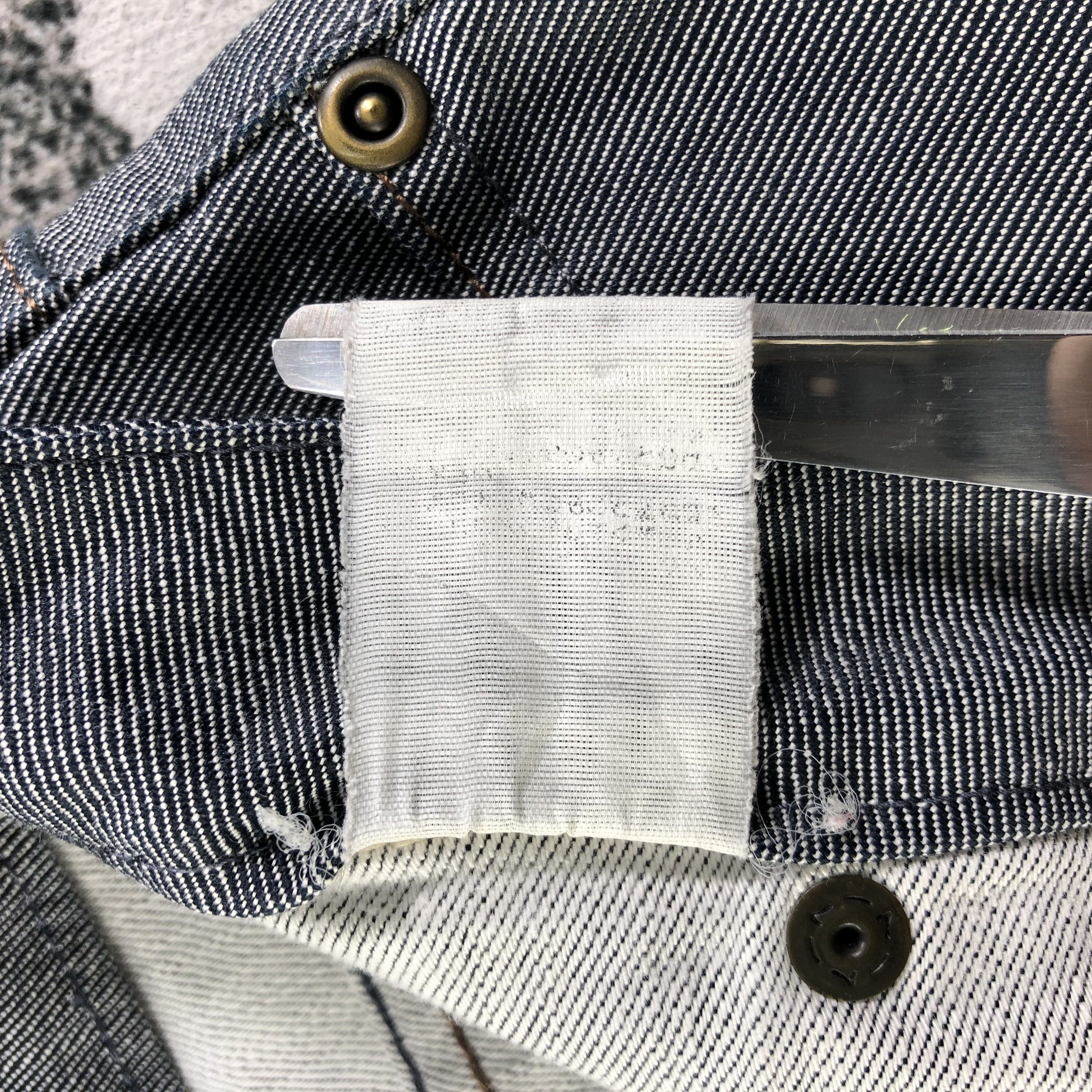 Japanese Brand Vintage Lemoire Jeans Flare Denim KJ1815 Size 29" - 8 Thumbnail