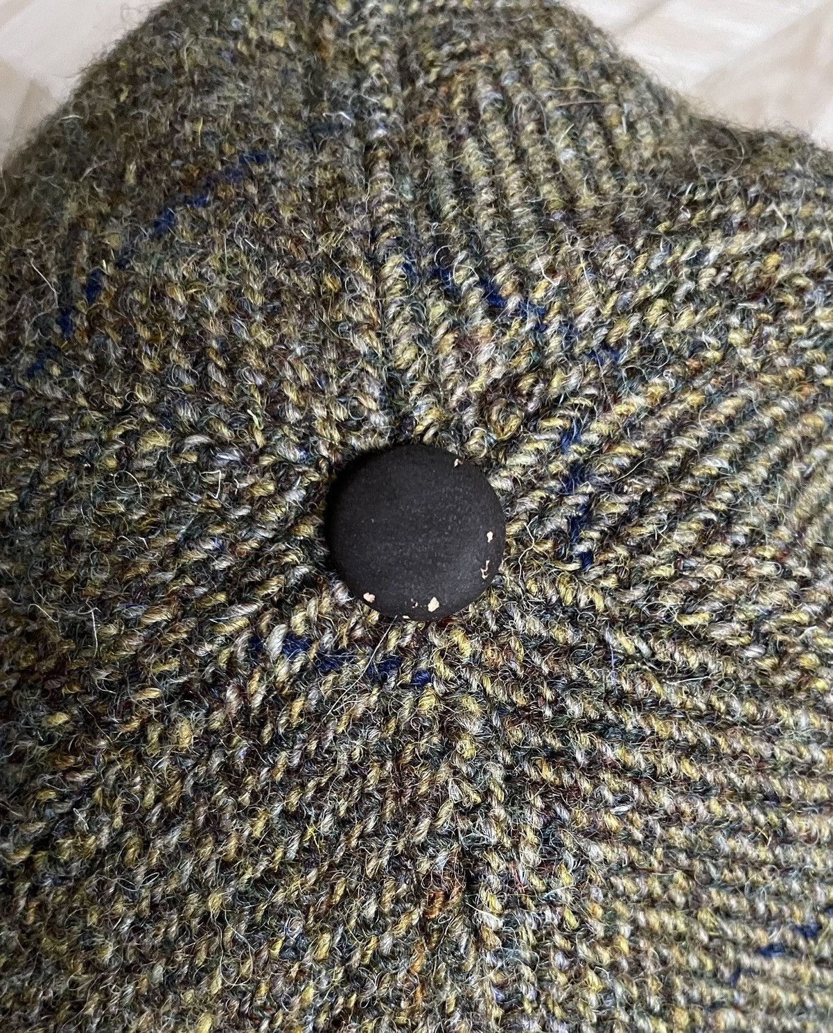 Harris Tweed × Vintage Vintage Classic 90s Retro New Pure Wool Harris Tweed Cap Size ONE SIZE - 7 Thumbnail