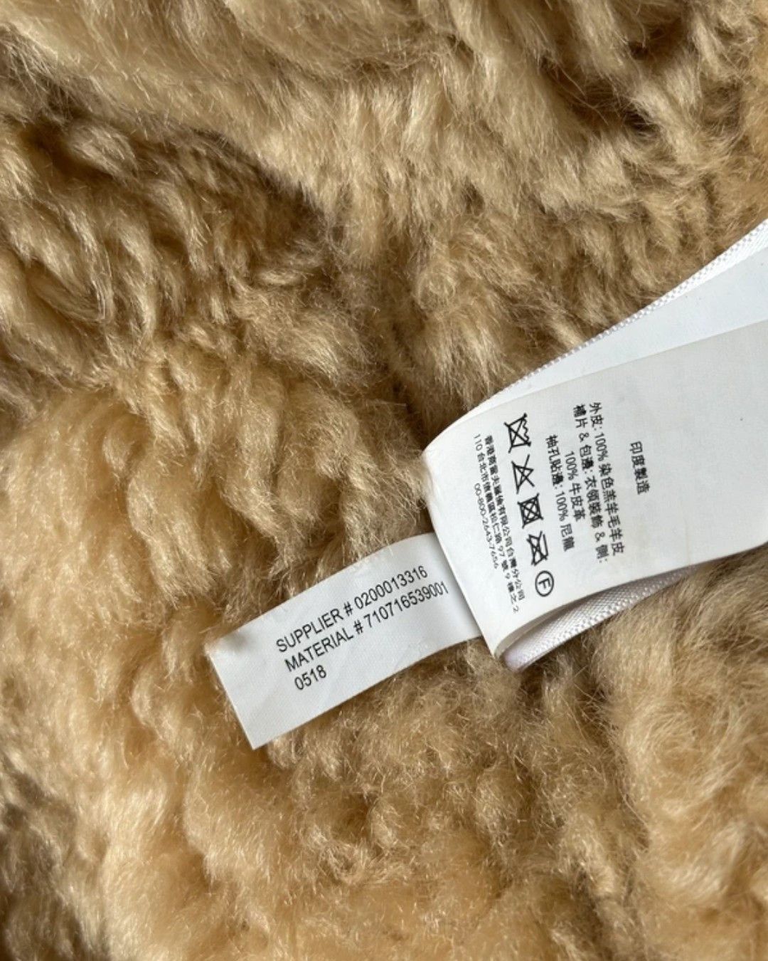 Polo Ralph Lauren B-3 SHEARLING LEATHER BOMBER JACKET Size US L / EU 52-54 / 3 - 8 Thumbnail
