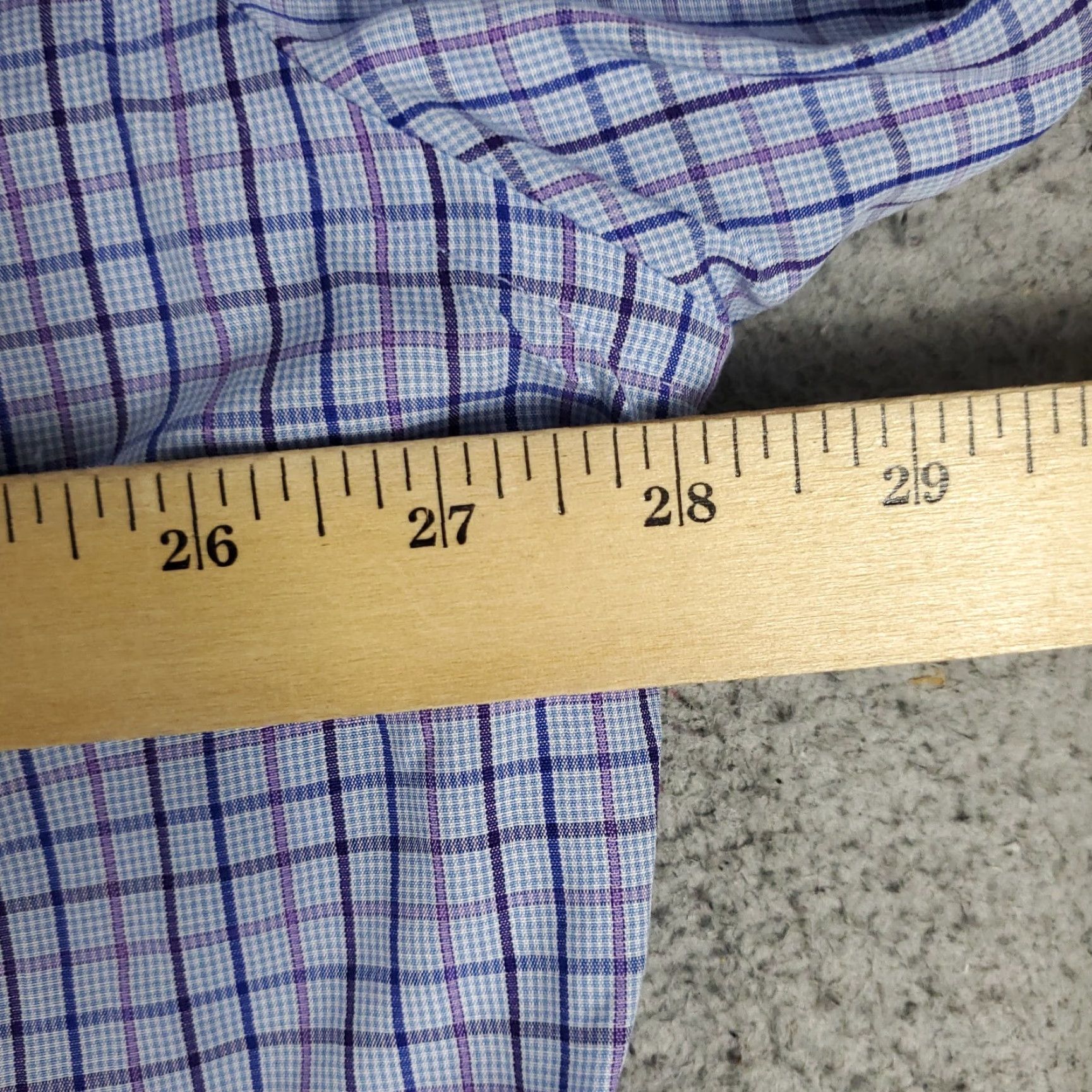 Tommy Bahama Tommy Bahama Shirt Mens 18 Blue Check Dress Shirt Button Up Long Sleeve Size 48R - 5 Thumbnail