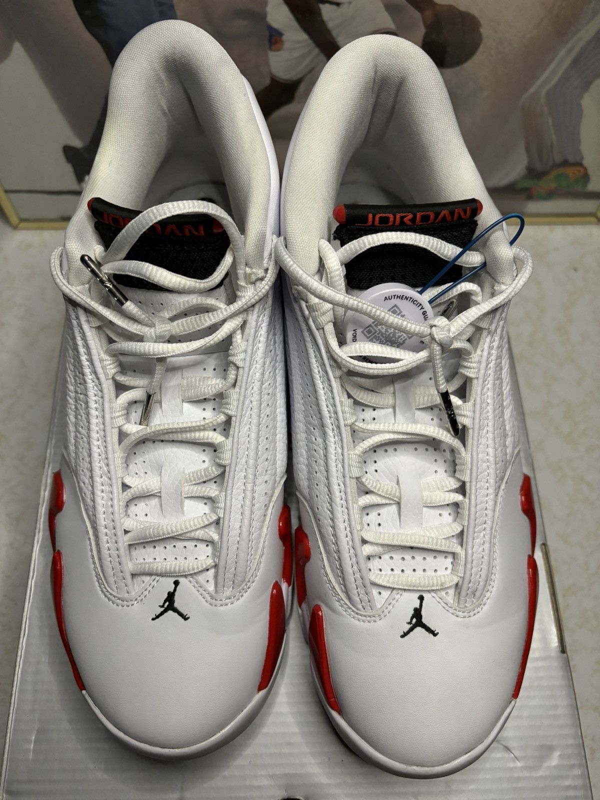 Jordan Brand Jordan Retro 14 ‘Candy Cane’ Size US 9.5 / EU 42-43 - 2 Thumbnail