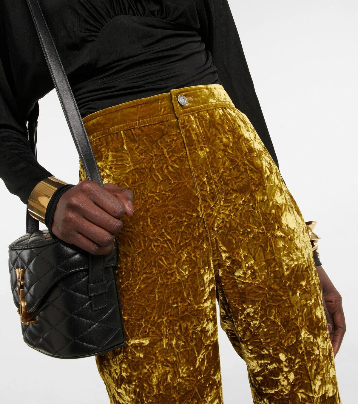 Saint Laurent Paris o1y0126 Sweatpant in Marigold Size 30" / US 8 / IT 44 - 2 Thumbnail