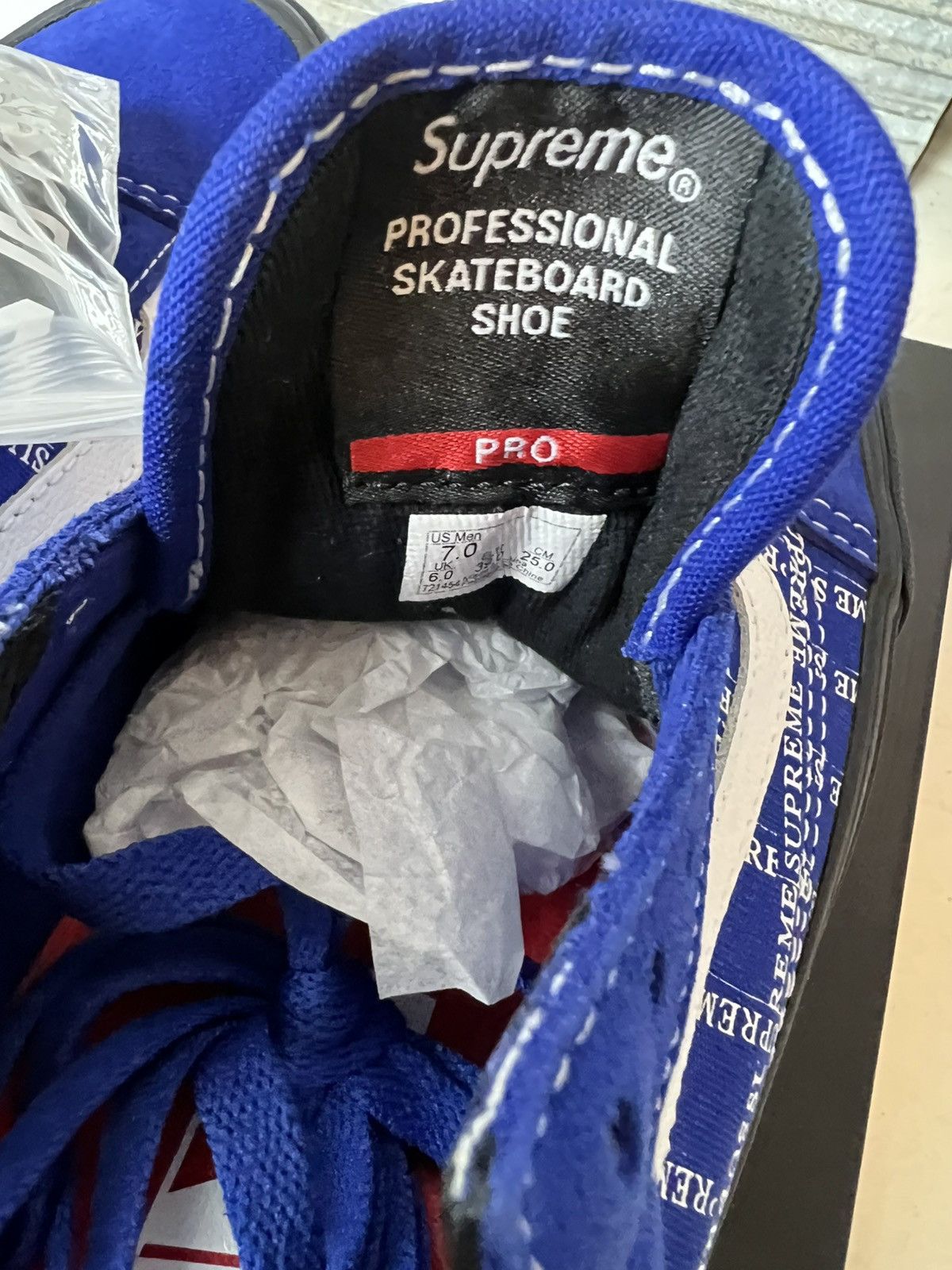 Supreme × Vans Old Skool Pro US 7 Brand New Size US 7 / EU 40 - 6 Thumbnail