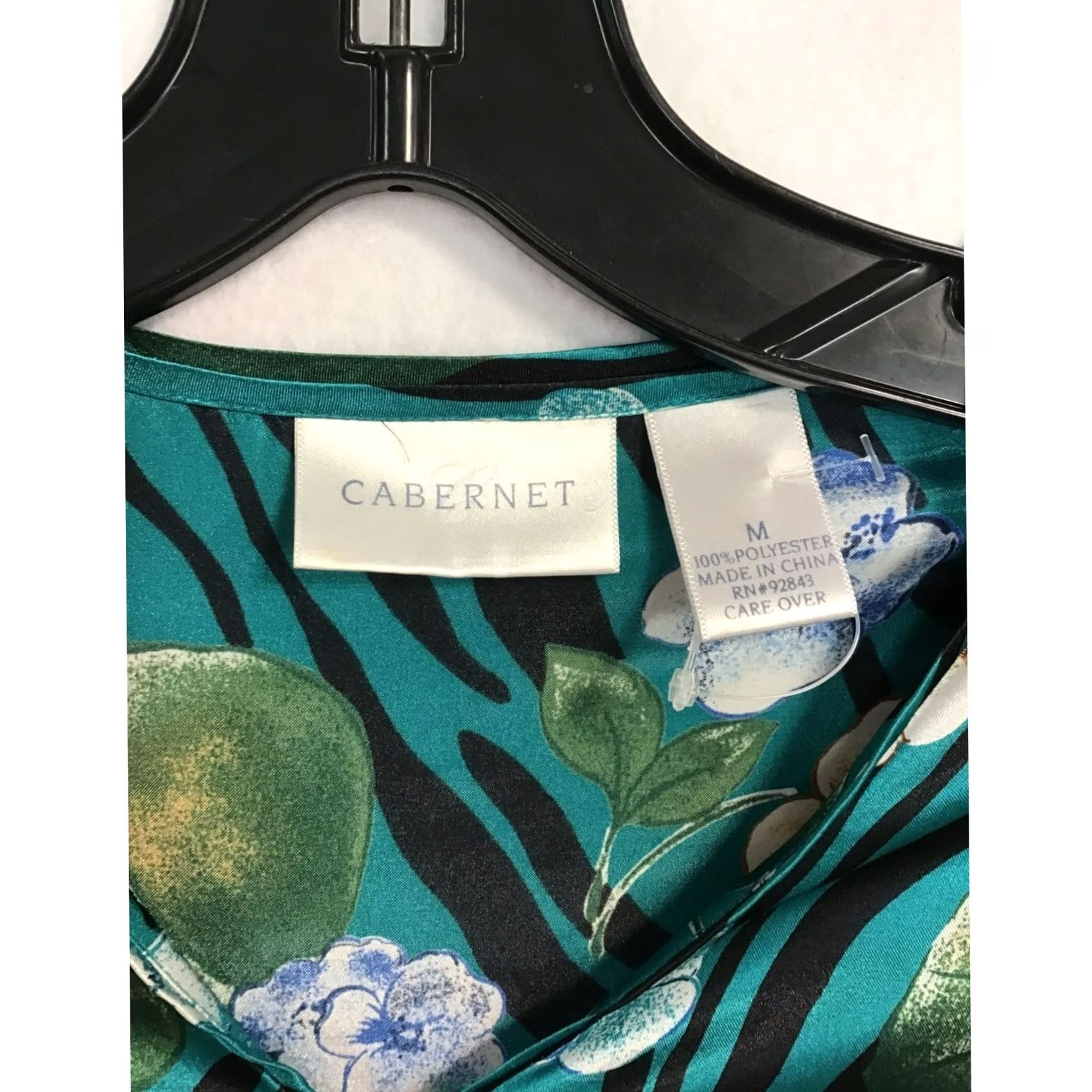 Vintage Cabernet Silk-Like Long Robe Womens Medium Blue Size ONE SIZE - 3 Thumbnail