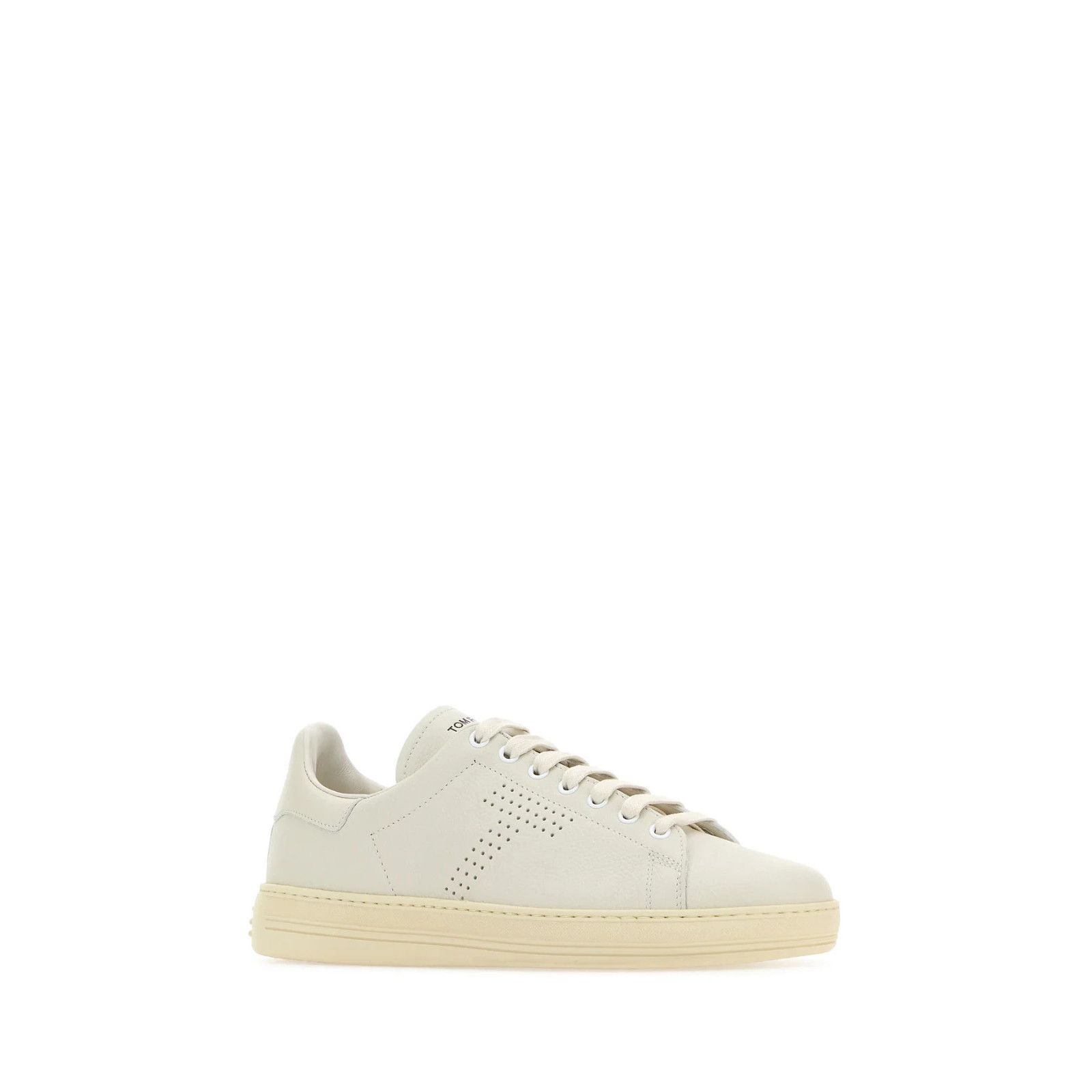 Tom Ford TOM FORD Warwick White Leather Sneakers New & Authentic (TF Size US 10 / EU 43 - 2 Thumbnail