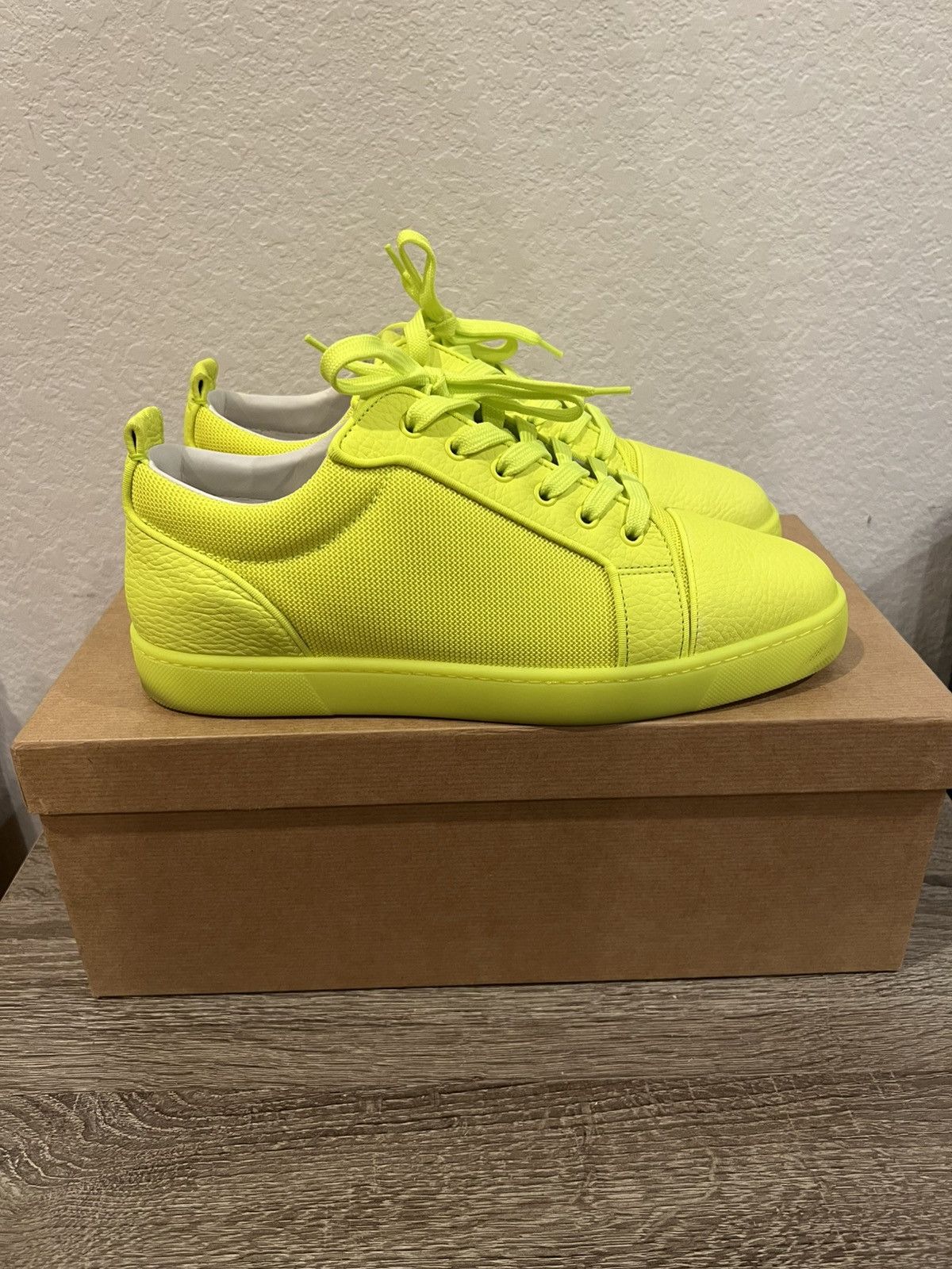 Christian Louboutin Christian Louboutin Louis Orlato Flat 'Fluo Yellow Size US 10 / EU 43 - 2 Thumbnail