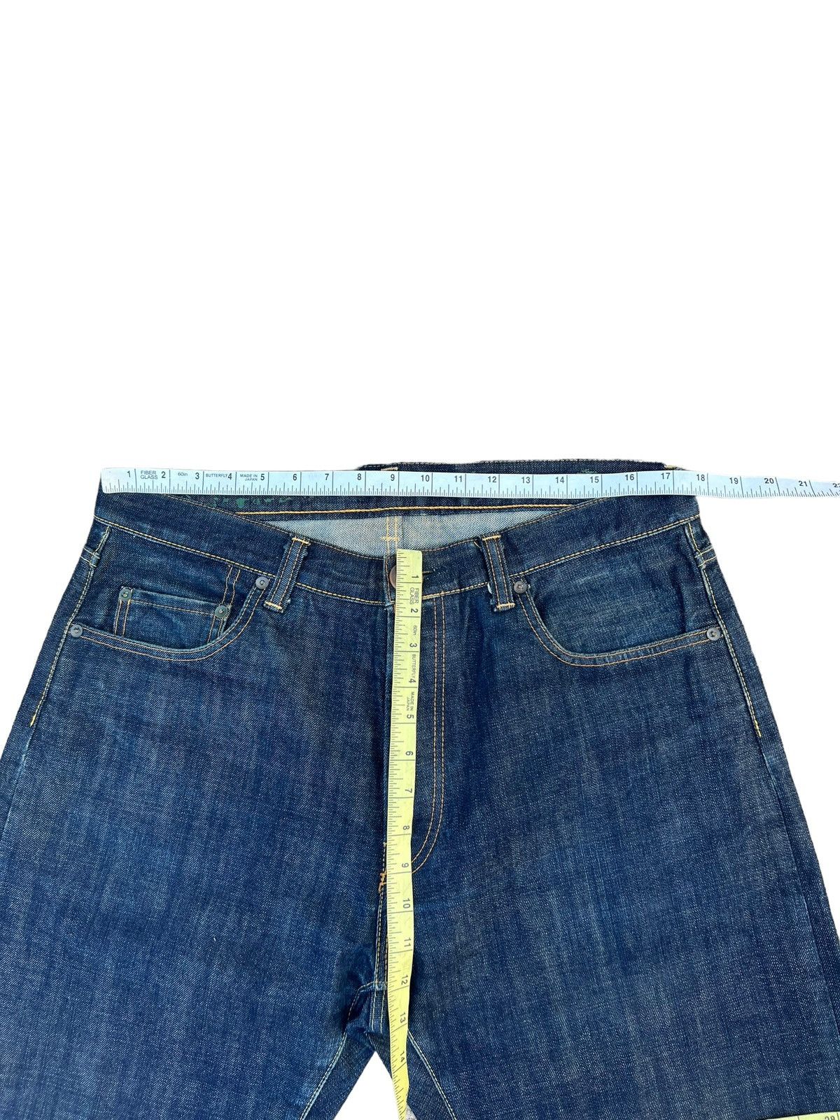 Vintage Vintage Japan Designer Hand Paint Art Denim Jeans Size US 35 - 3 Thumbnail