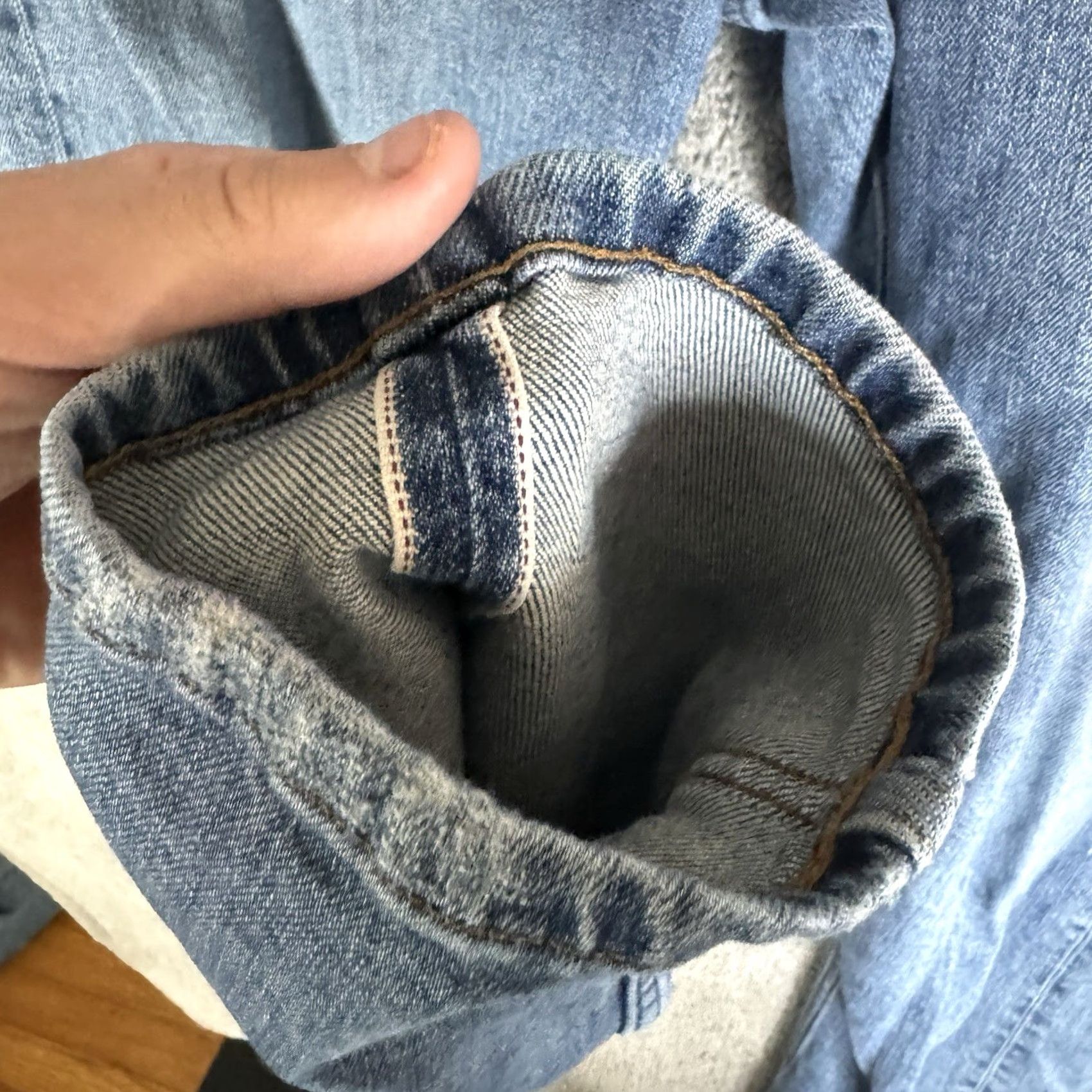 Everlane Everlane Jeans Slim Fit 31x30 Denim Blue Cotton City Preppy Mens Regular 5-Pocket Design Jeansomer Size US 31 - 4 Thumbnail