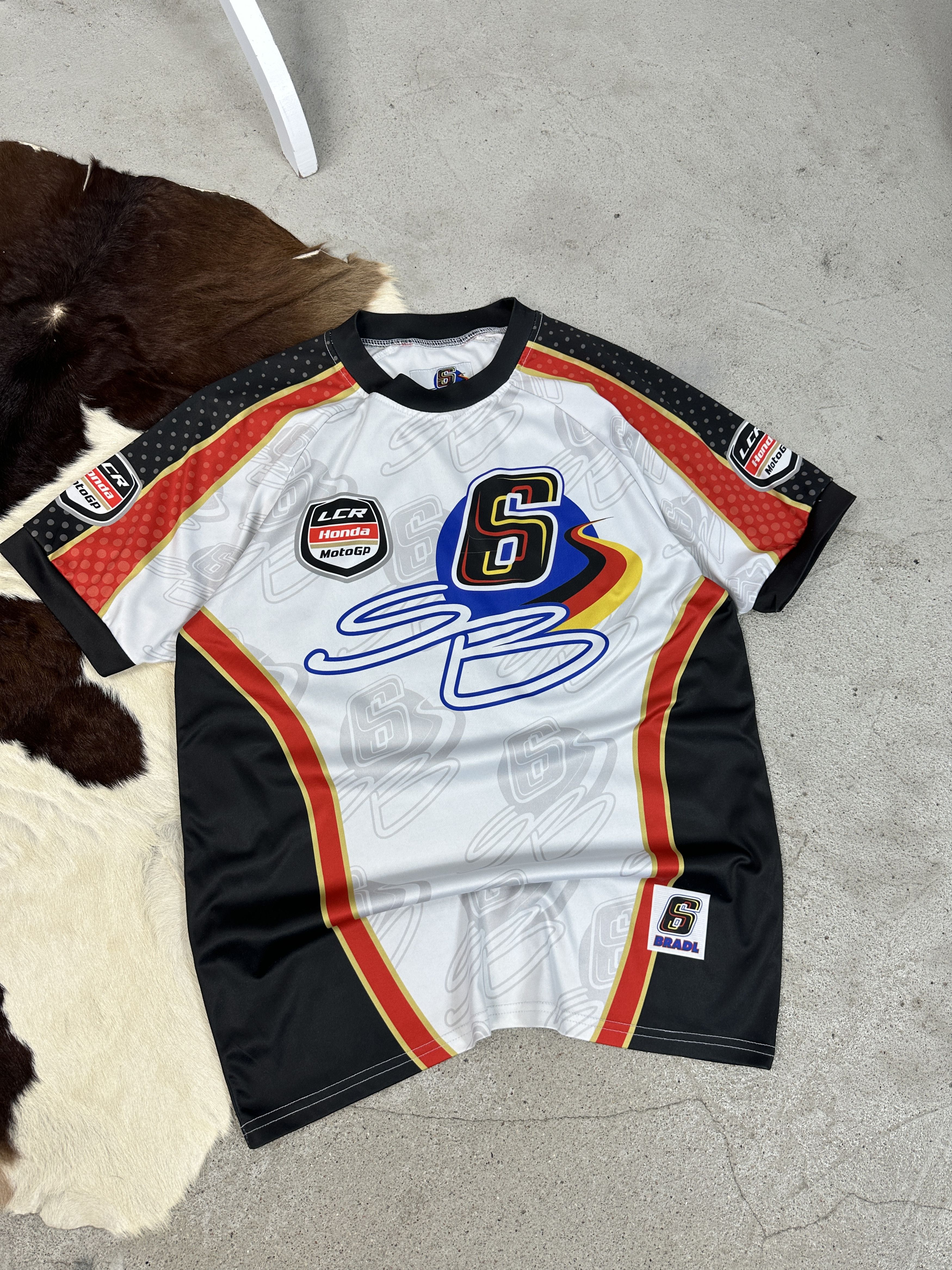Vintage Vintage Moto Streetwear Sportswear Jersey MotoGP Bradl Size US S / EU 44-46 / 1 - 1 Thumbnail