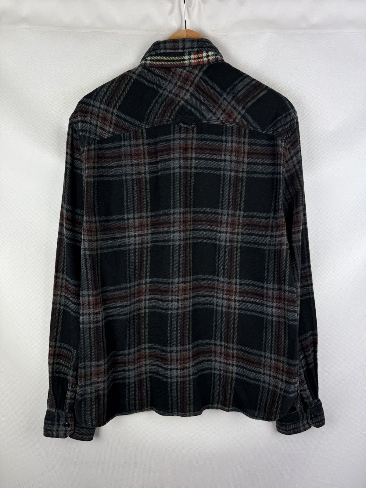 Allsaints Allsaints Finchley LS Men’s Plaid Flannel Button Up Shirt Size US L / EU 52-54 / 3 - 13 Thumbnail