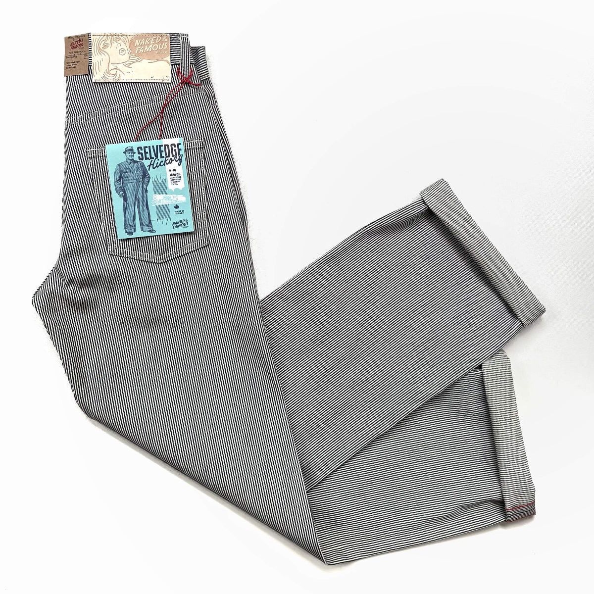 Naked & Famous NWT Naked & Famous Denim Selvedge Hickory Strong Guy ...